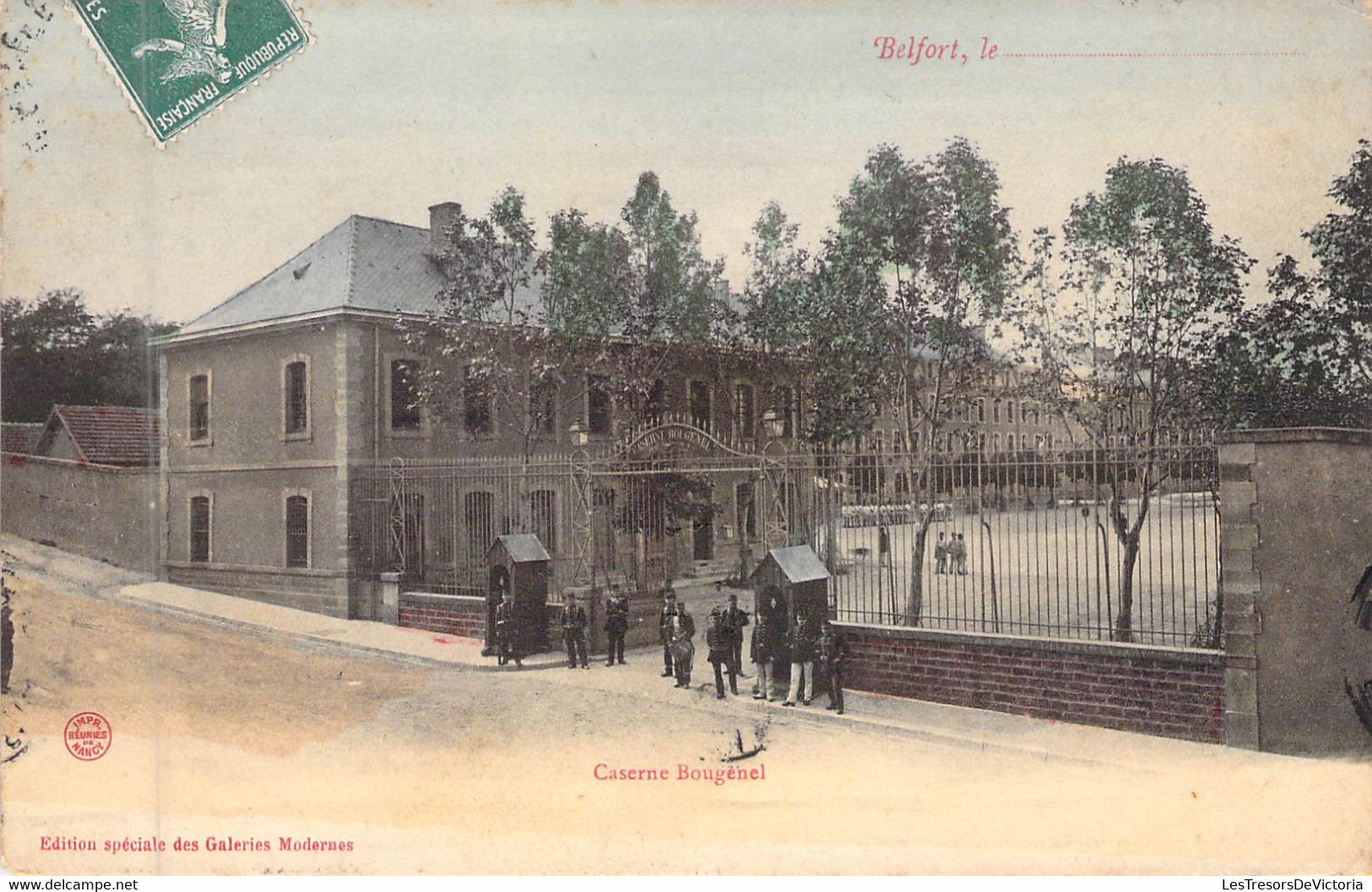 FRANCE - 90 - BELFORT - Caserne Bougenel - Galerie Moderne - Militaria - Carte Postale Ancienne - Belfort - Stad