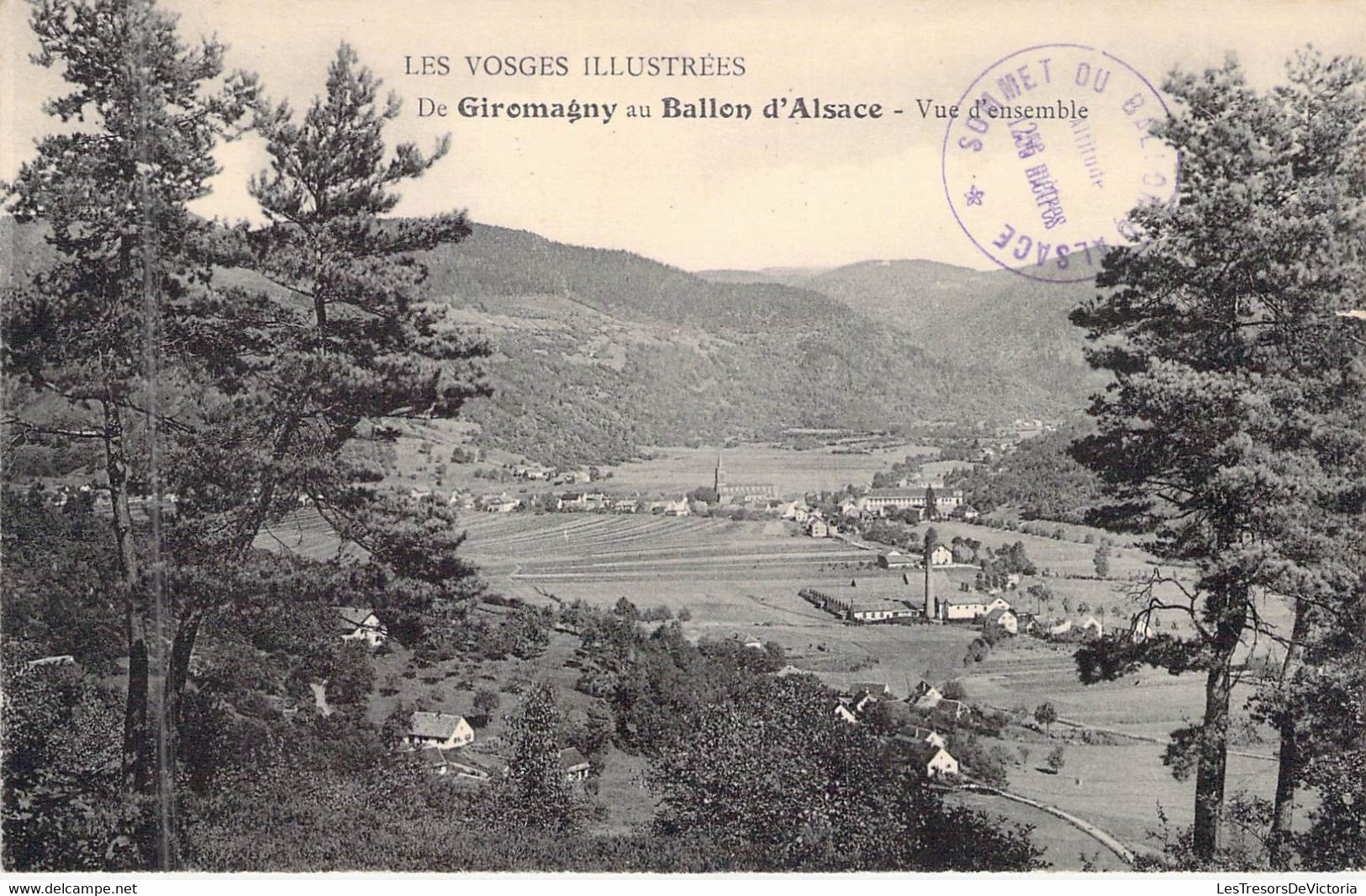 FRANCE - 90 - Giromagny Au Ballon D'Alsace - Vue D'ensemble - Carte Postale Ancienne - Giromagny