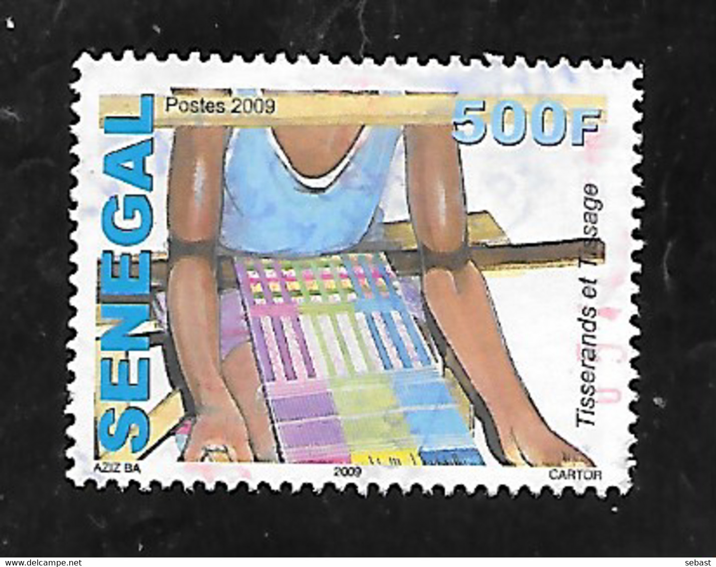 TIMBRE OBLITERE DU SENEGAL DE 2012 N° MICHEL 2201 - Sénégal (1960-...)