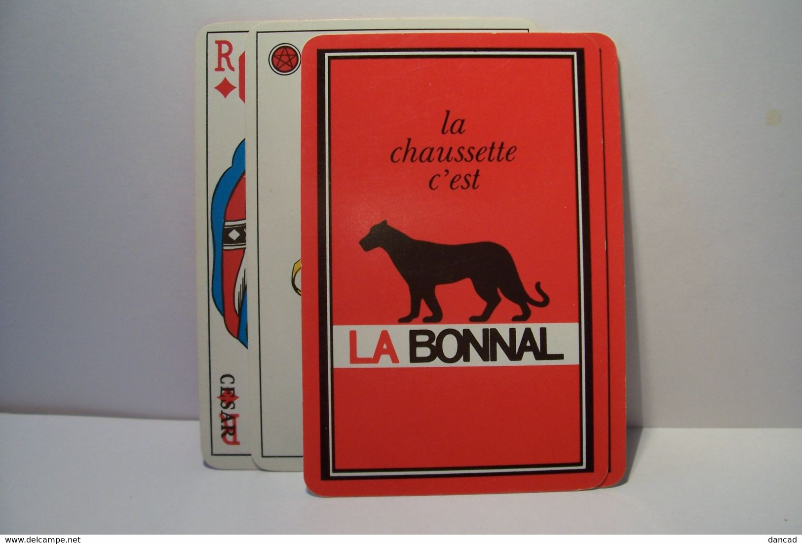 LA  BONNAL   ( La Chaussette  C'est )    - JEU DE 54 CARTES  ( Dont  2 Jokers)   - PUBLICITE - 54 Cards