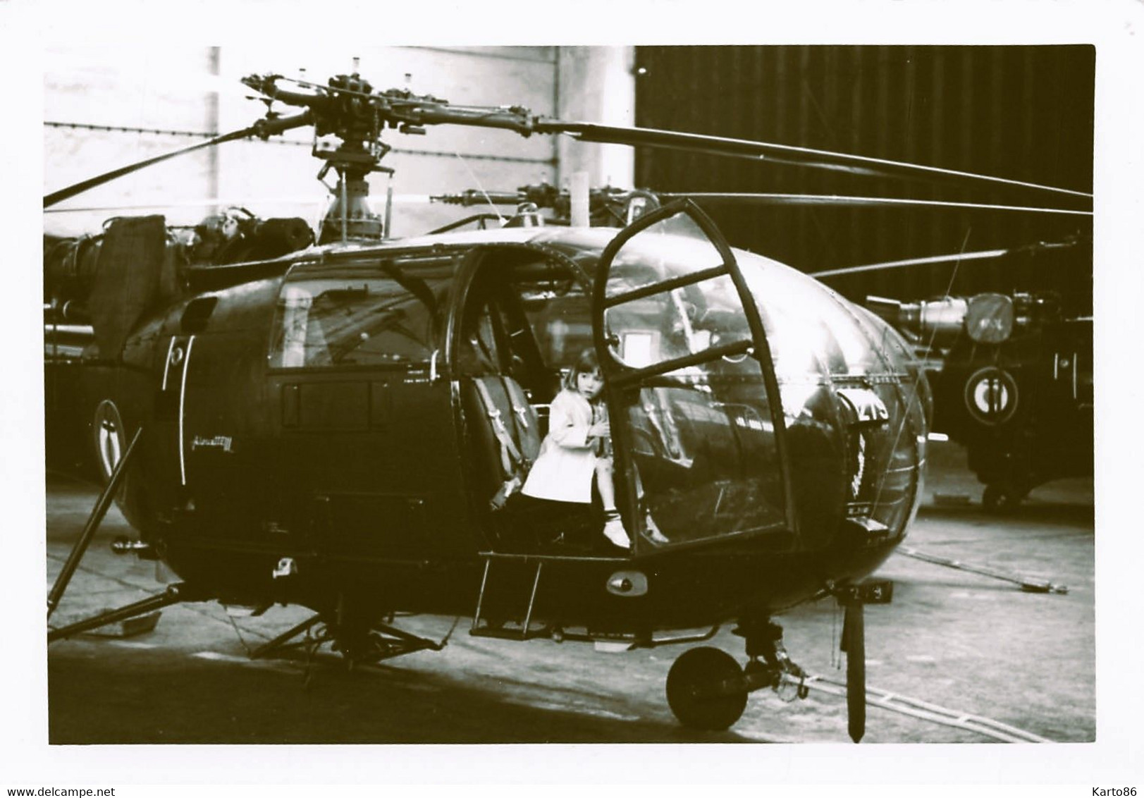 Hélicoptères Aviation * 4 Photos Anciennes 13x9cm * Hélicoptère Type Modèle Marque ? - Helicopters