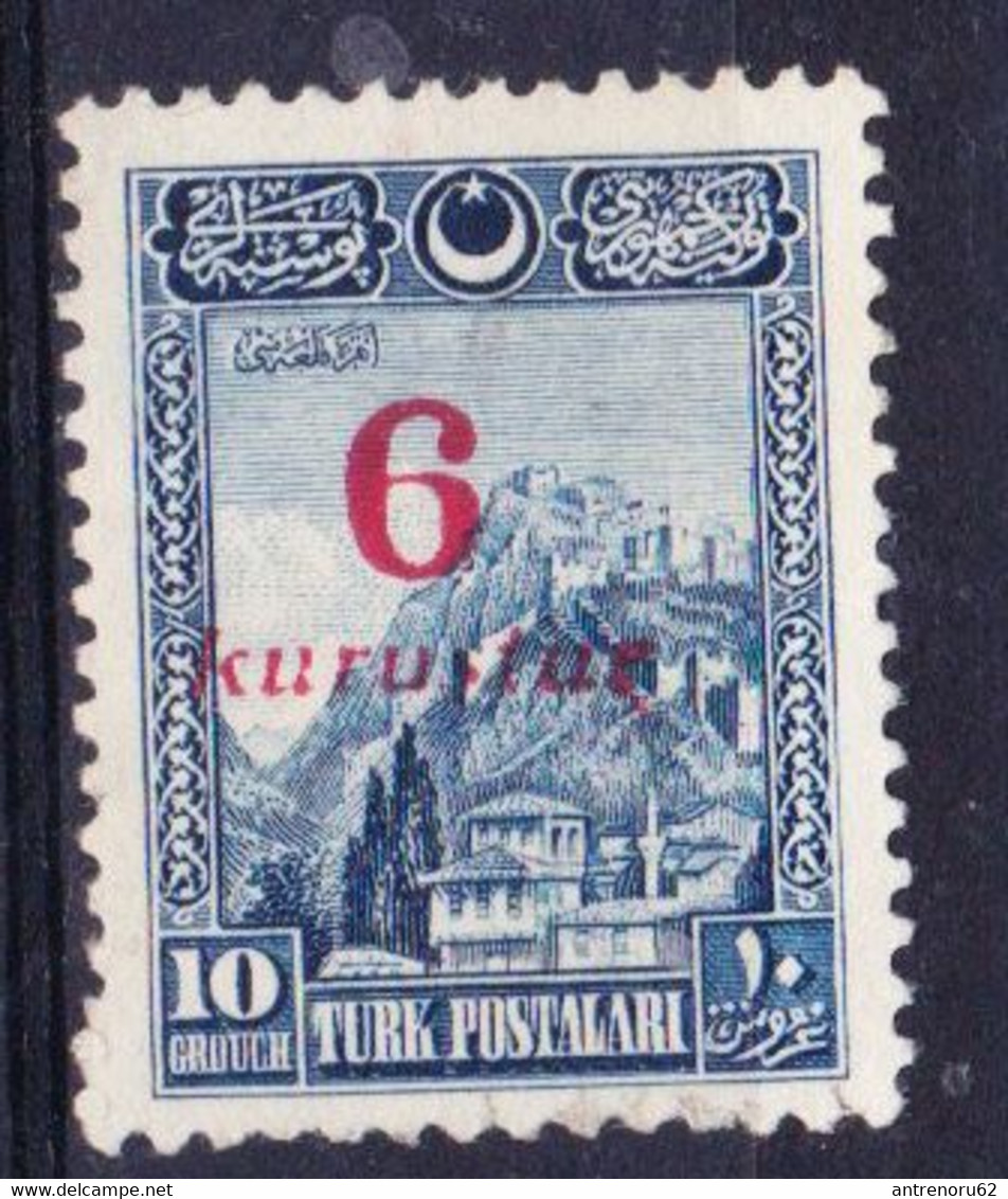 STAMPS-TURKEY-1929-UNUSED-NO-GUM-SEE-SCAN-COTE 50 EURO - Ungebraucht