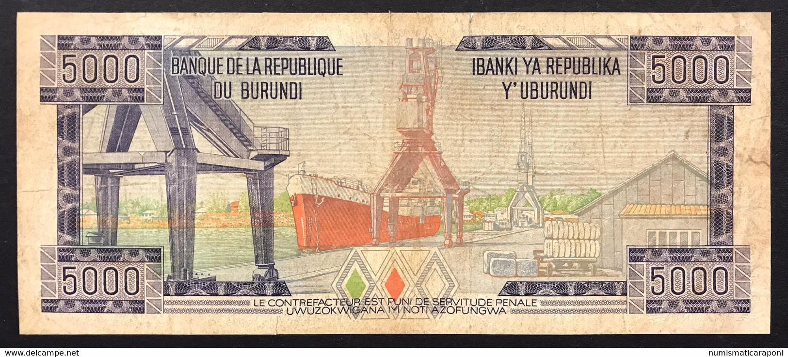 BURUNDI 5000 FRANCS 1981 Pick#32a  LOTTO 4420 - Burundi