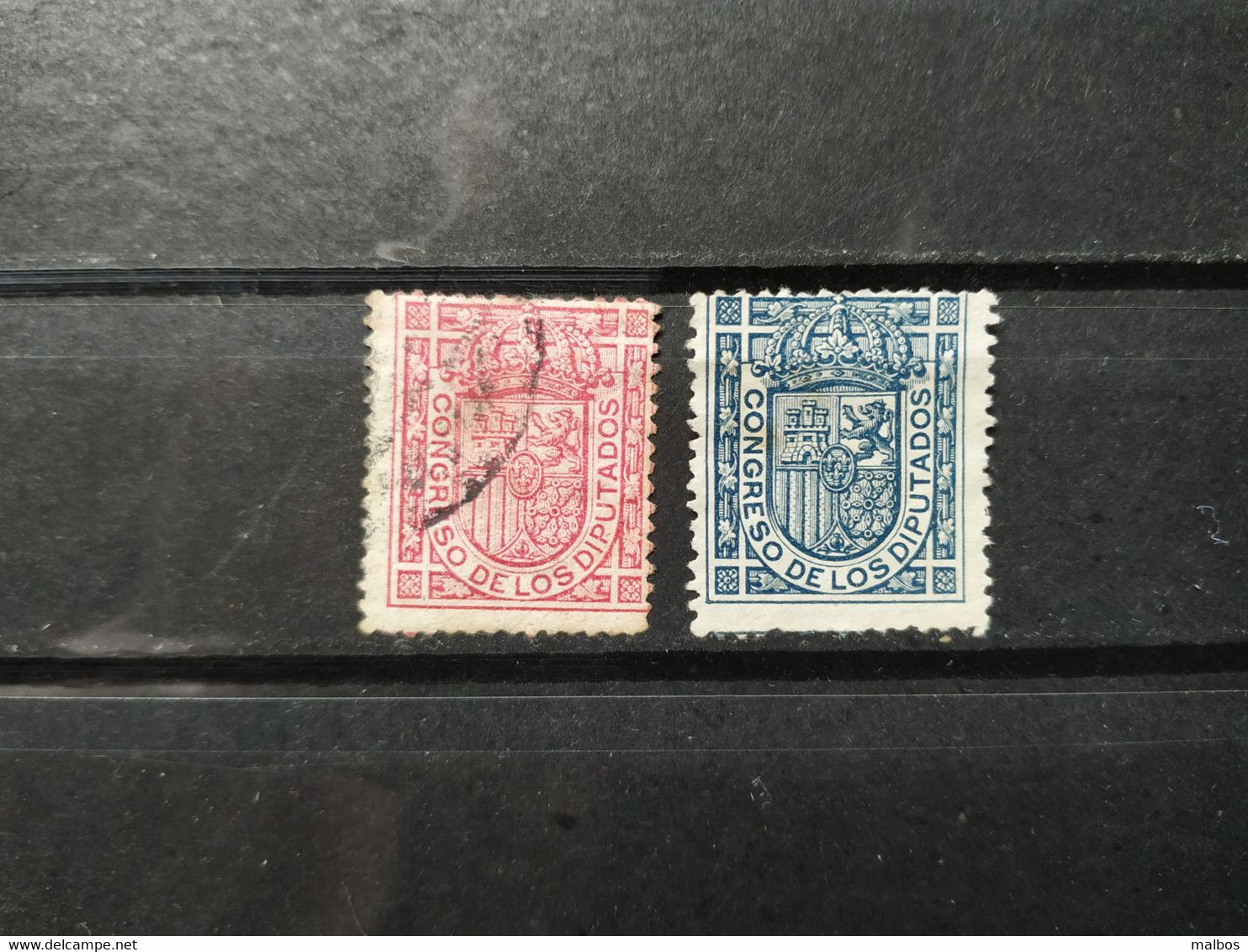 ESPAGNE - Service - 1896 - Y&T N° 10  (o)      +      Y&Tn° 11   (*)  Sans Gomme - Without Gum - Service