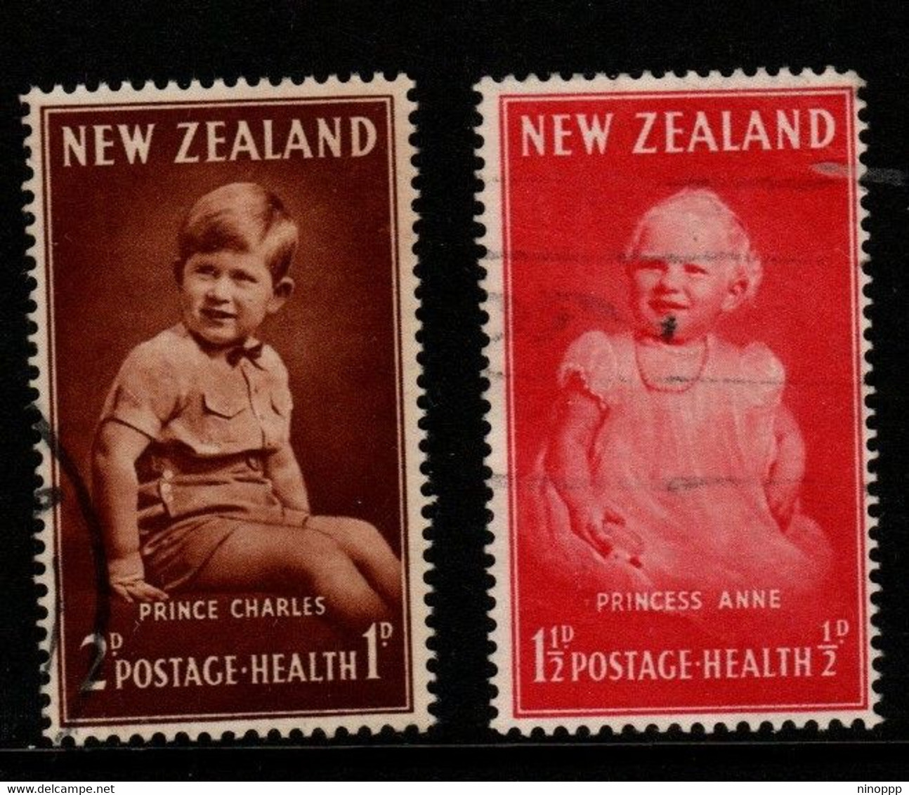 New Zealand SG 710-1 1952 Health,used - Used Stamps