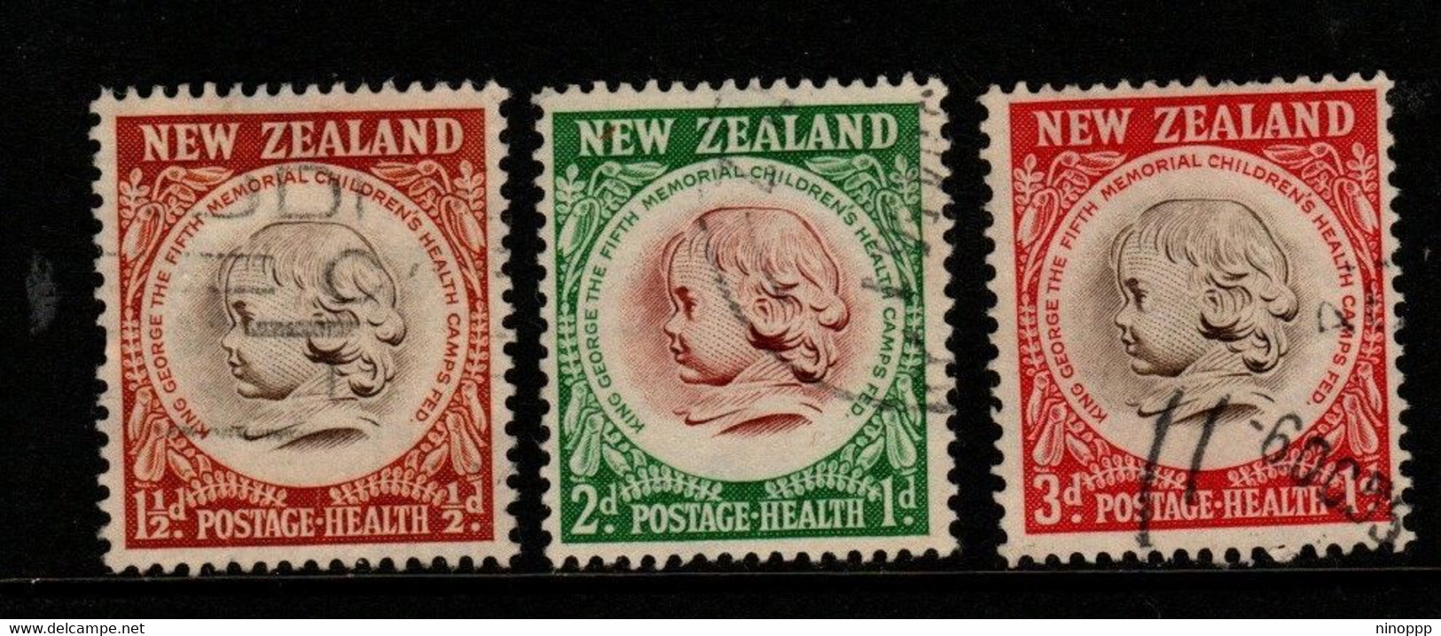 New Zealand SG 742-44 1955 Health,used - Used Stamps