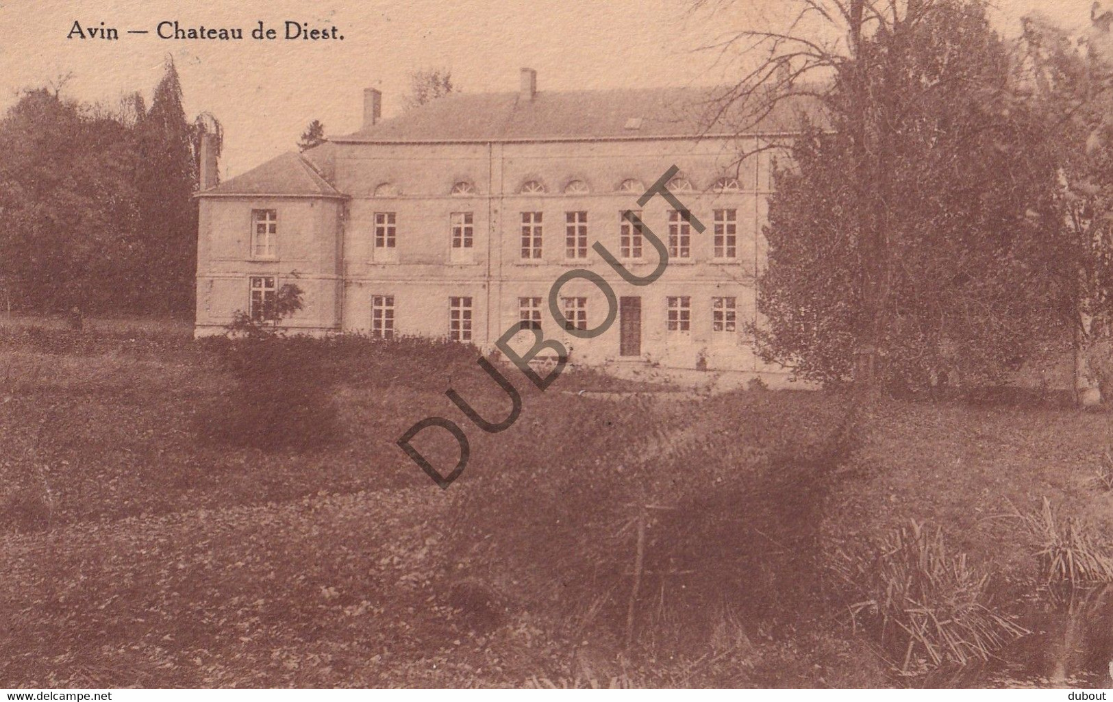 Postkaart/Carte Postale - AVIN - Château De Diest  (C3660) - Hannut