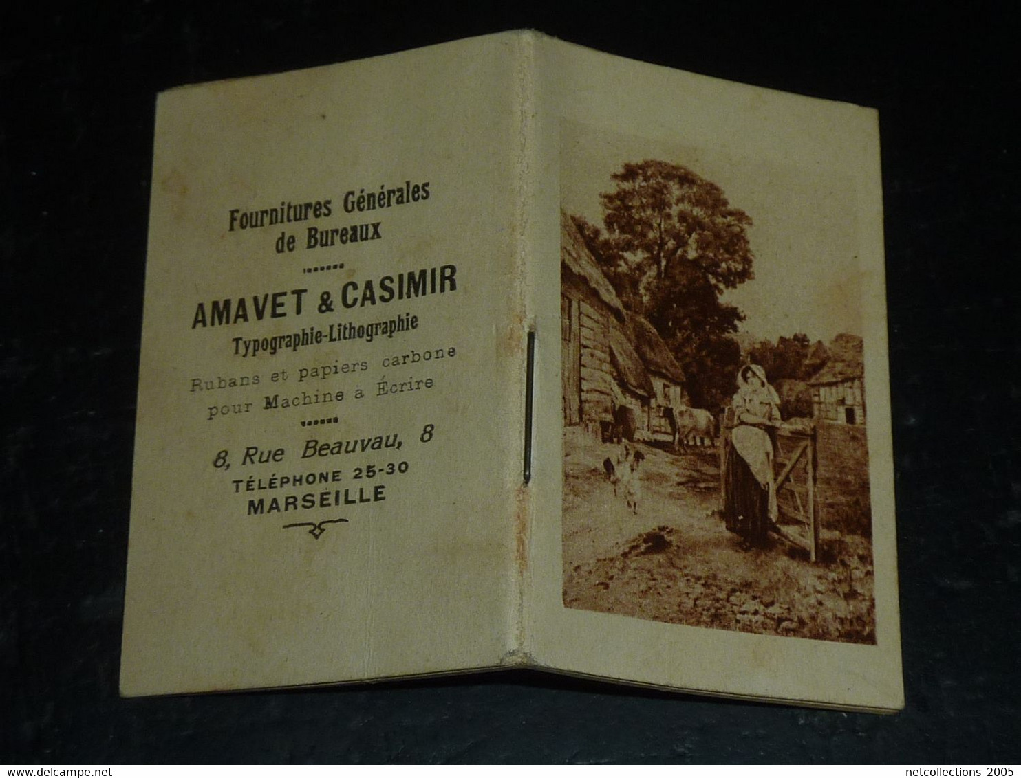 ENSEMBLE DE 3 PETITS FORMAT 1 CALENDRIER 1924 + 2 ALMANACH 1906 Imprimerie Du Royale & 1908 Autres (fév/23) - Small : 1901-20