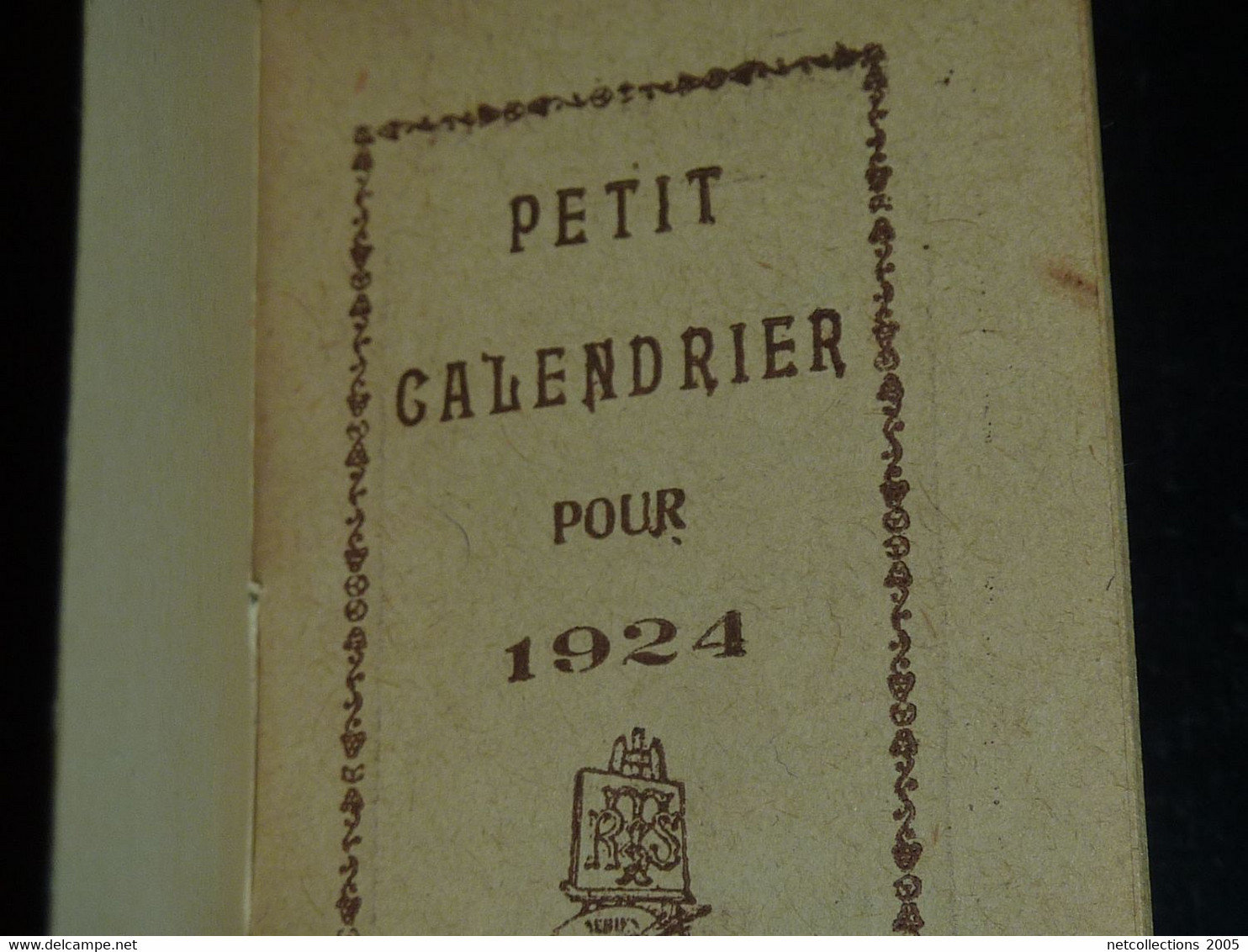 ENSEMBLE DE 3 PETITS FORMAT 1 CALENDRIER 1924 + 2 ALMANACH 1906 Imprimerie Du Royale & 1908 Autres (fév/23) - Petit Format : 1901-20