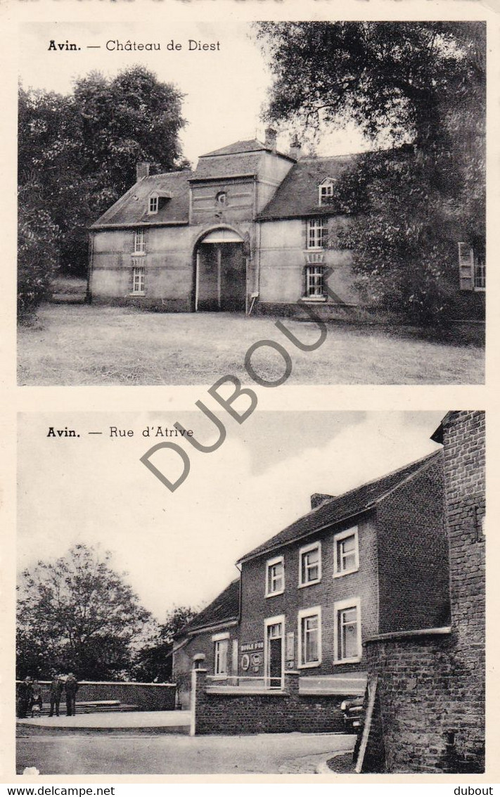 Postkaart/Carte Postale - AVIN - Château De Diest - Rue D'Atrive (C3668) - Hannut