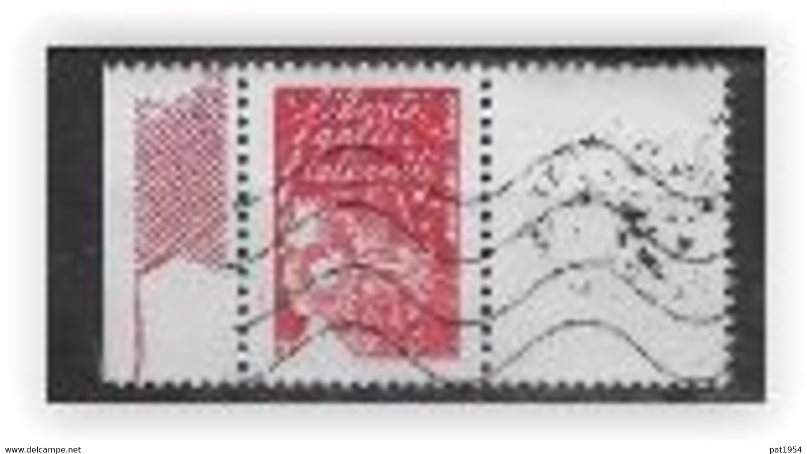 France 2003 Timbre Personnalisé Oblitéré Avec Vignette N° 3787A Marianne - Used Stamps