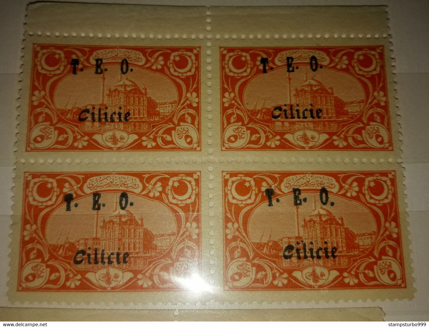 Cilicie, France Colonies,Turkey, Turkeiy 1918, Surch. 5 Pa. MNH** 4 Stamps - Usados