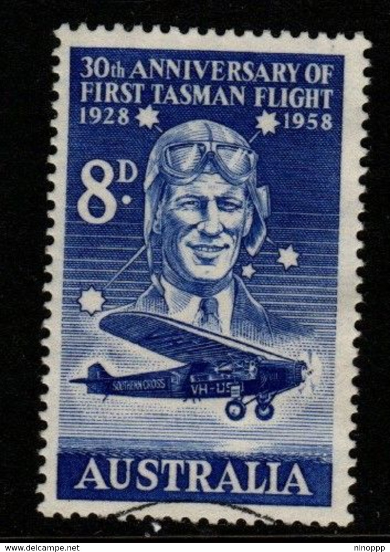 New Zealand SG 766 1958 30th Anniversary Tasman Flight,used - Used Stamps