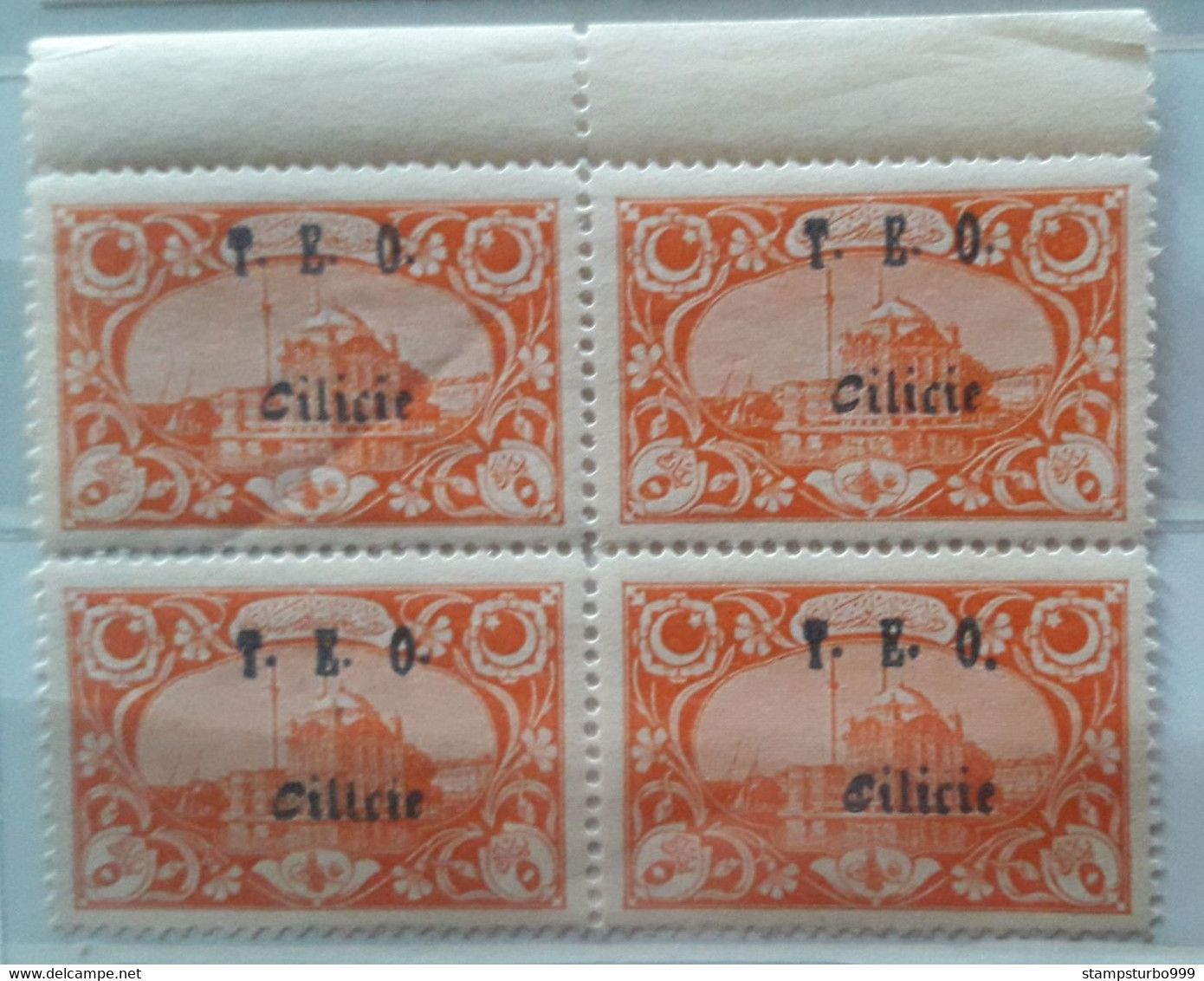 Cilicie, France Colonies,Turkey, Turkeiy 1918, Surch. 5 Pa. MNH** 4 Stamps - Gebruikt