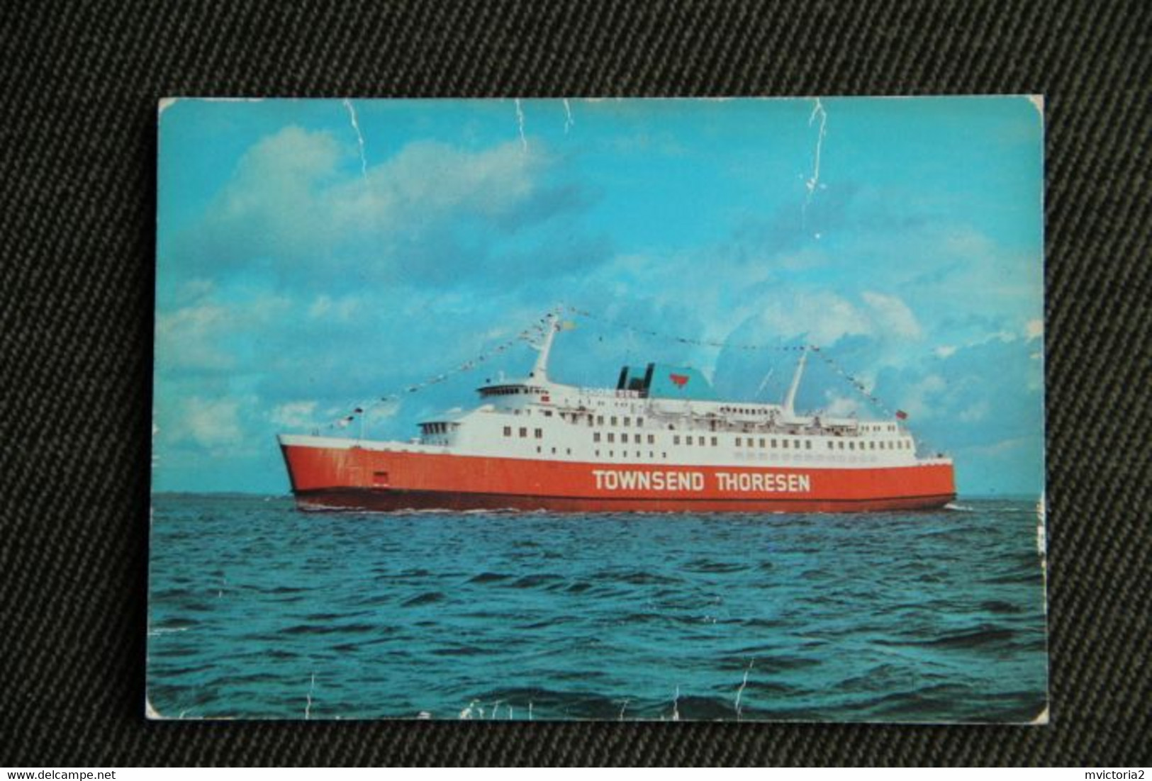 A Viking Car Ferry Of The TOWNSEND : THORESEN FLEET - Ferries