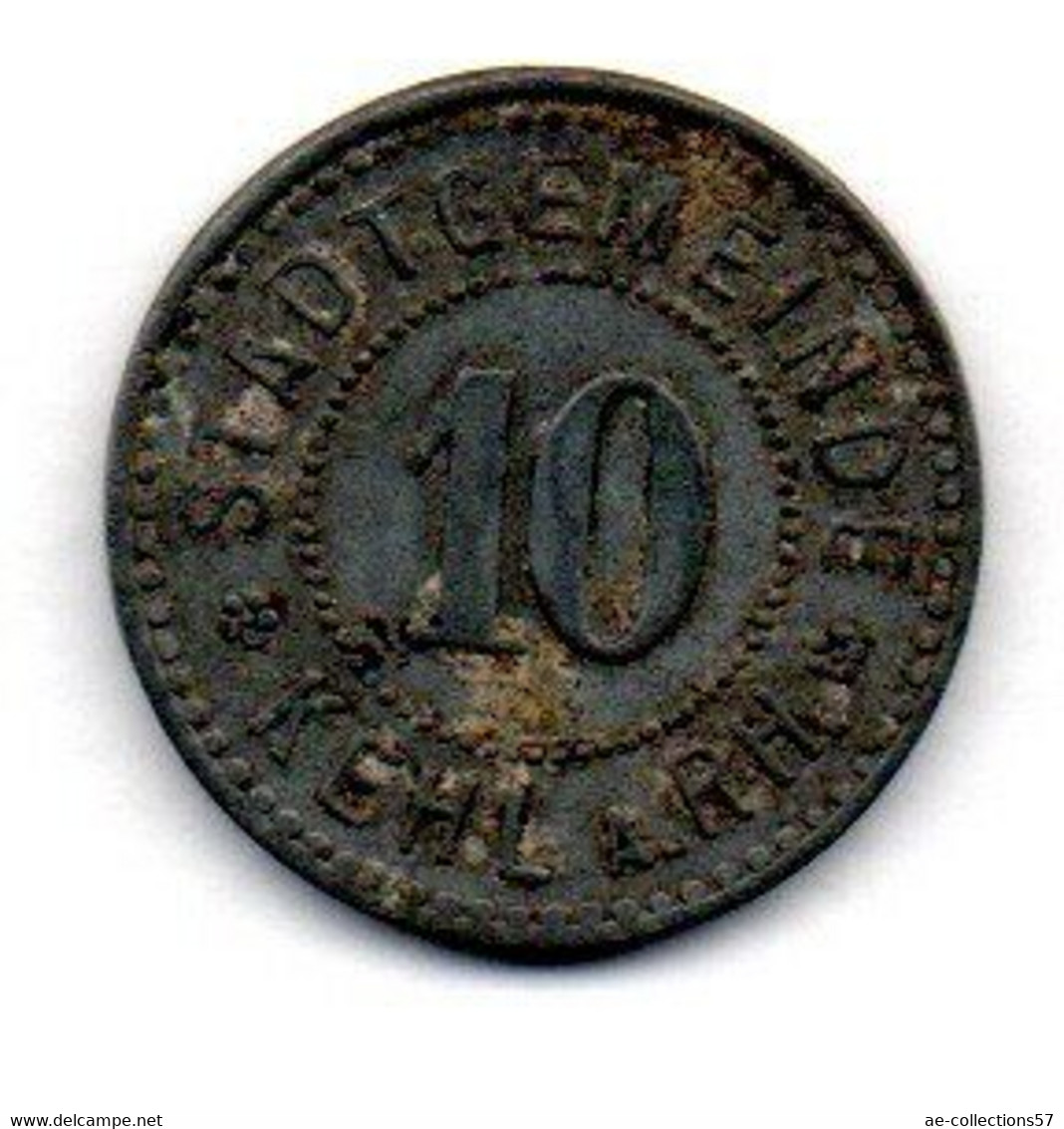 MA 21814 //  Kehl Am Rhein 10 Pfennig   - TB+ - Monedas/ De Necesidad
