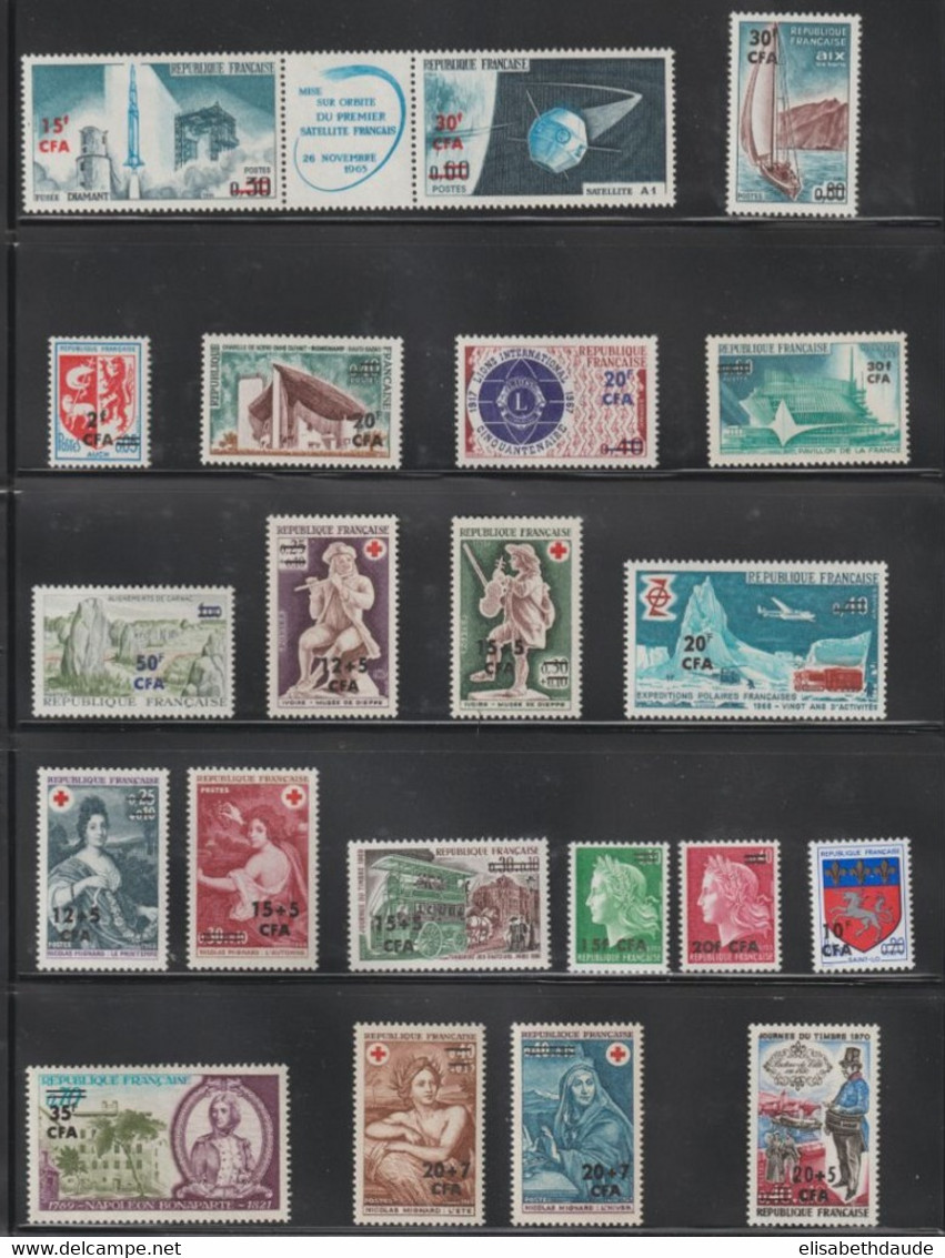 1949/1975 - COLLECTION COMPLETE AVEC POSTE AERIENNE ET TAXE ! **MNH LUXE ! 9 PAGES ! - COTE YVERT PRESQUE 2000 EUR. - Neufs