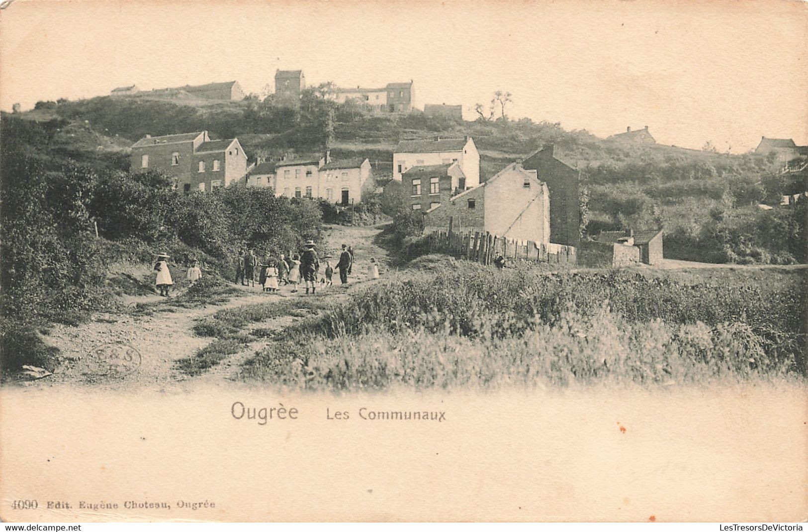 Belgique - Ougrée - Les Communaux - Animé - Edit. Eugène Choteau  - Carte Postale Ancienne - Seraing