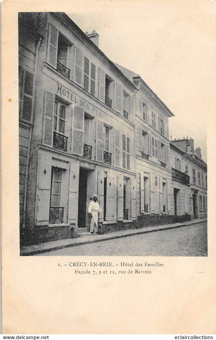 Coupvray              77         Hôtel Des Familles   Rue De Barrois      (voir Scan) - Autres & Non Classés