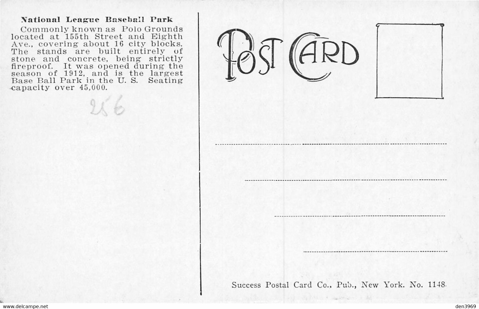 ETATS-UNIS - NY - New-York - National League Baseball Park - Stade, Stadium - Stades & Structures Sportives