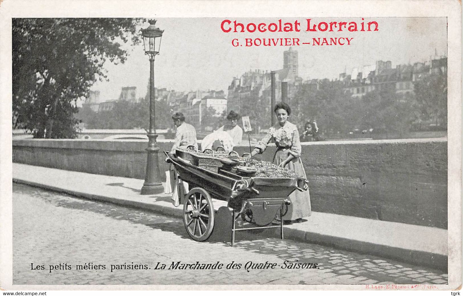 PARIS Les Petits Métiers Parisiens La Marchande Des Quatres Saisons - Petits Métiers à Paris