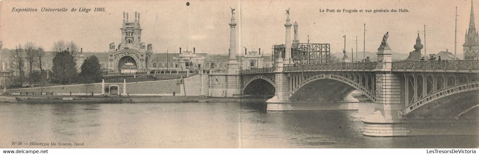 Belgique - Liège - Exposition Universelle De Liège 1905 - Double Carte - Carte Postale Ancienne - Lüttich