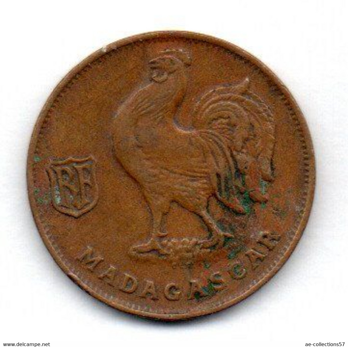 MA 21837 // Madagascar 1 Franc  1943 TB+ - Madagascar