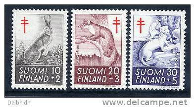FINLAND 1962 Tuberculosis Fund Set MNH / **..  Michel 551-53 - Unused Stamps