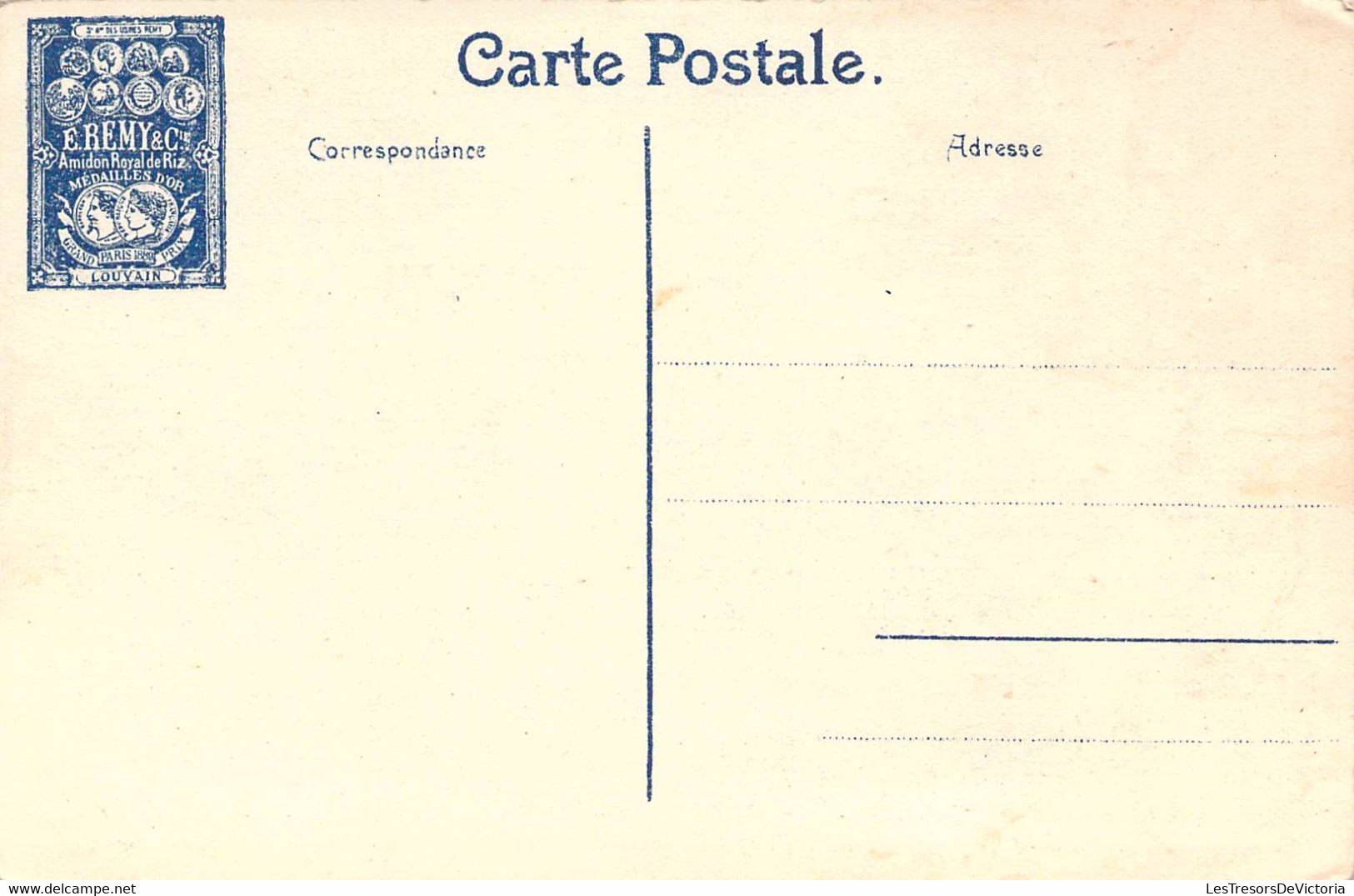 PUBLICITE - E REMY Et Cie - Amidon Royale De Riz - L'arrachage Des Plants - Carte Postale Ancienne - Werbepostkarten