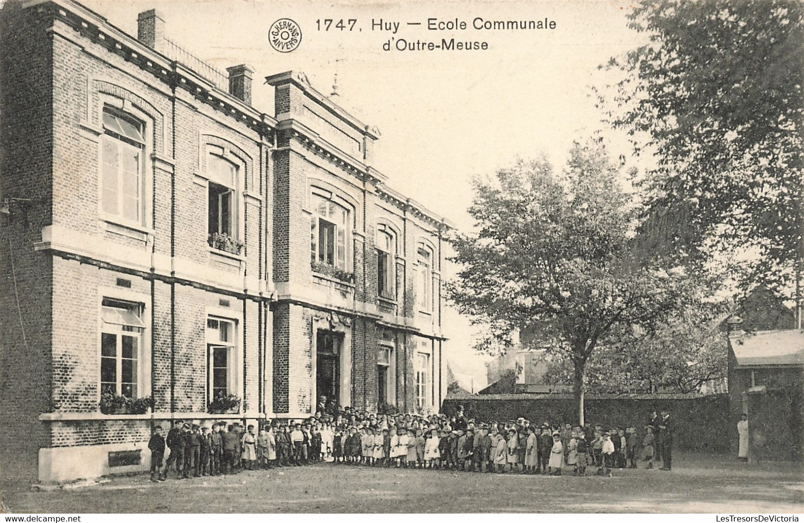 Belgique - Huy - Ecole Communale D'outre Meuse - Edit. G. Hermans - Enfant - Animé  - Carte Postale Ancienne - Hoei