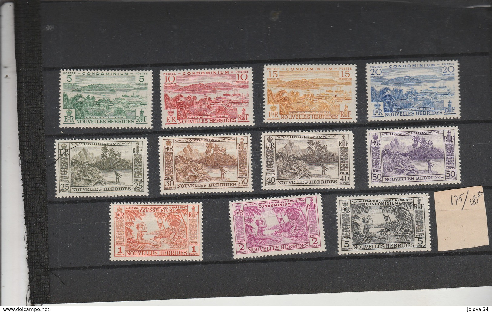 Nouvelles Hébrides - Yvert  175 à 185 * Neufs Avec Charnière - Unused Stamps