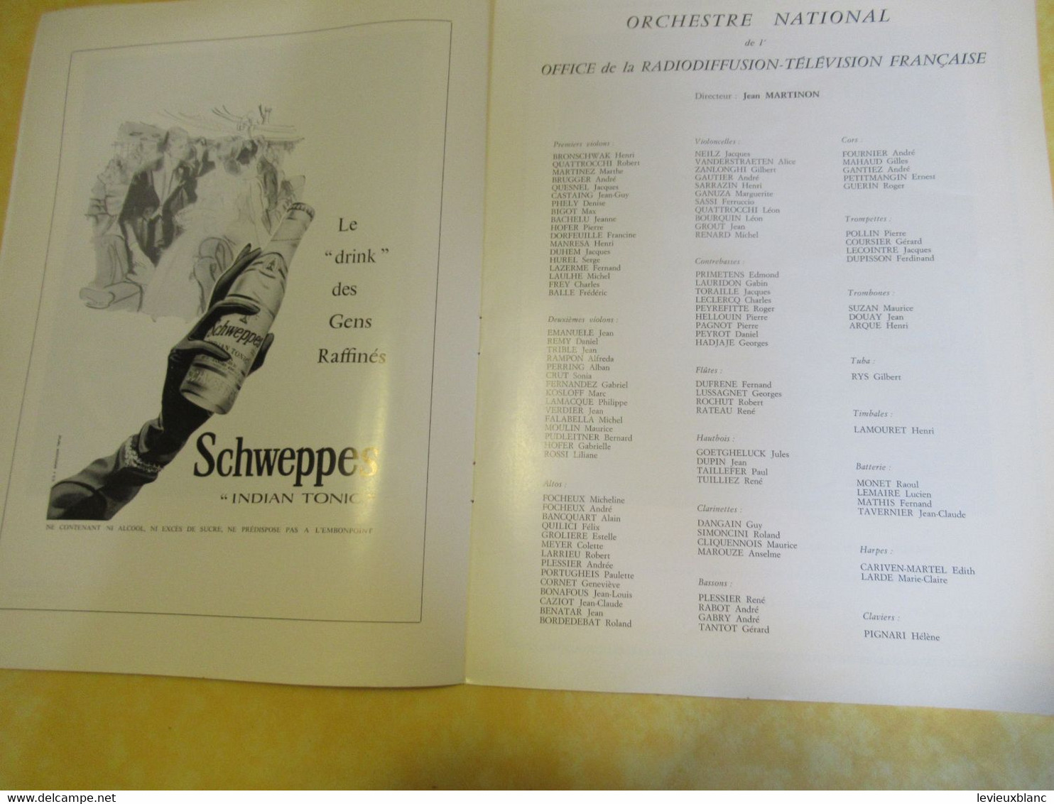 Programme Ancien/Musique/Festival Symphonique De Paris/Orchestre National/O.R.T.F./Kempff/Jochum/1969 PROG354 - Programma's