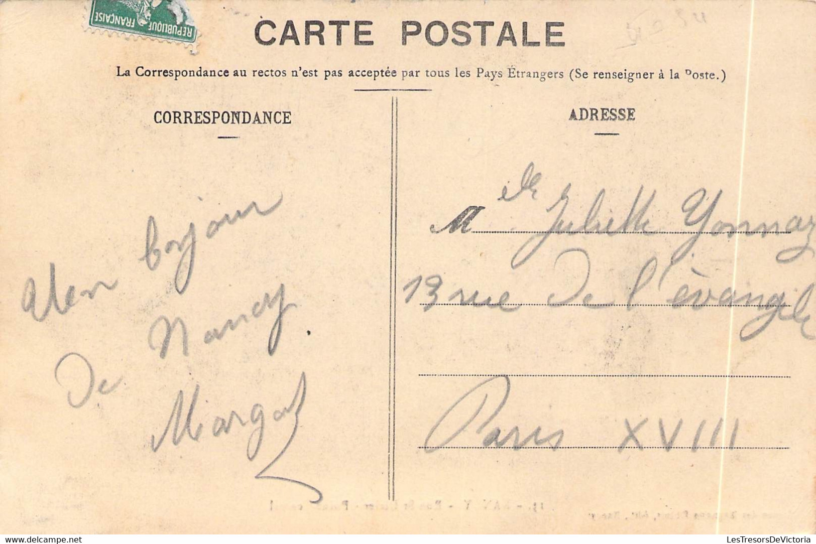 FRANCE - 54 - NANCY - Rue Saint Dizier - Point Central - Magasins Réunis - Carte Postale Ancienne - Nancy