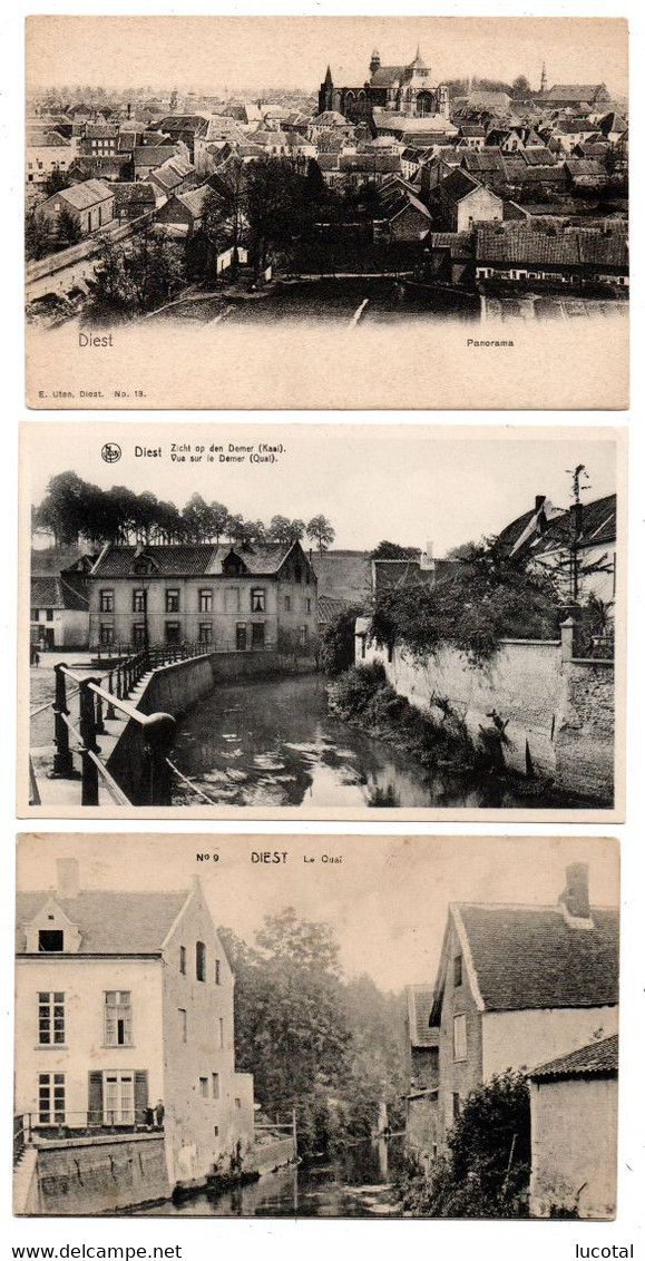 Diest - Lot Van 5 Postkaarten - Diest