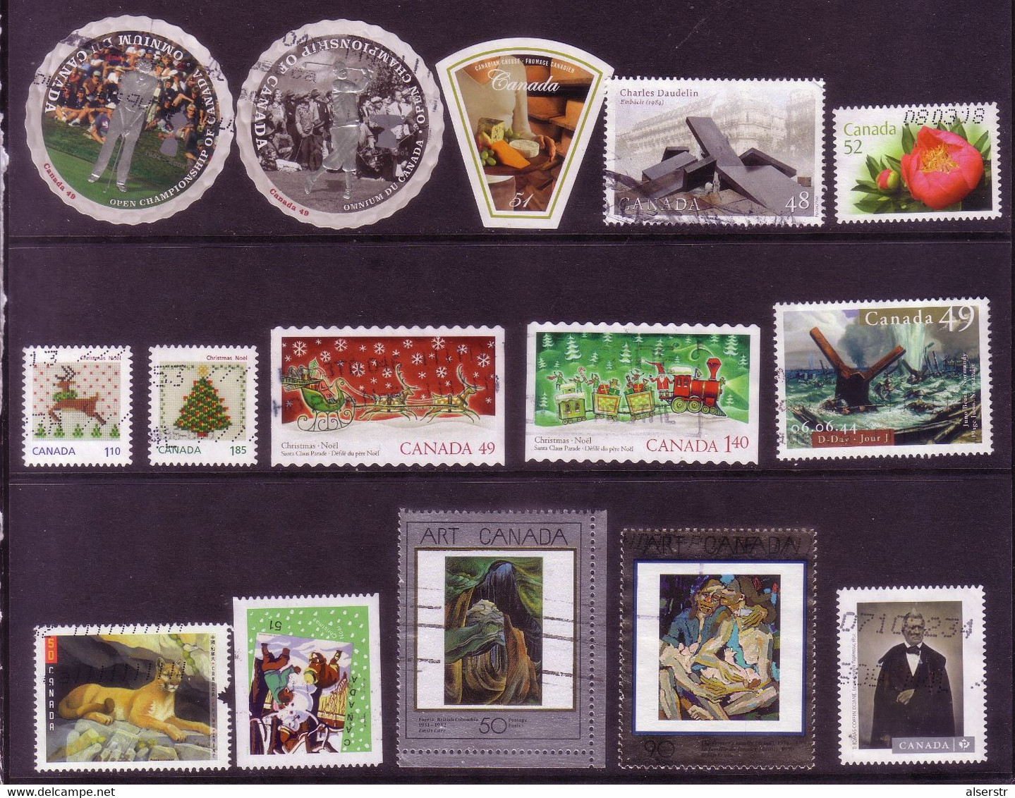 Canada 51 Different Commemorative Stamps, Recent - Vrac (max 999 Timbres)