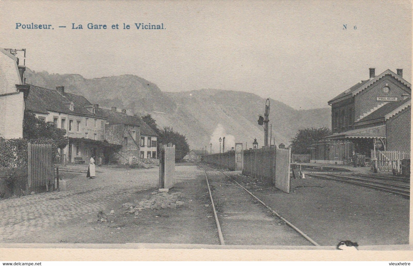 POULSEUR   GARE Bahnhof Statie Train Trein - Comblain-au-Pont