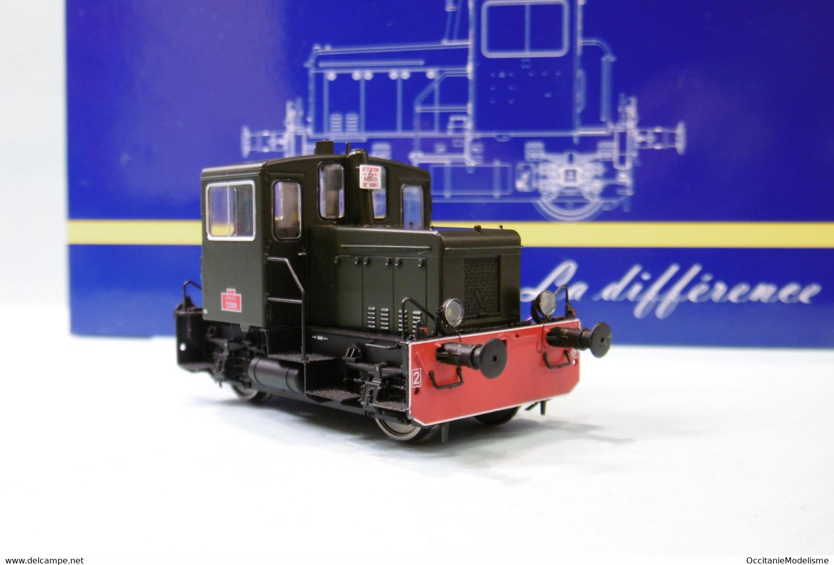 REE - Locotracteur Y 2201 2200 SNCF Origine ép. III DCC Sound Réf. MB-221 S Neuf NBO HO 1/87 - Locomotive