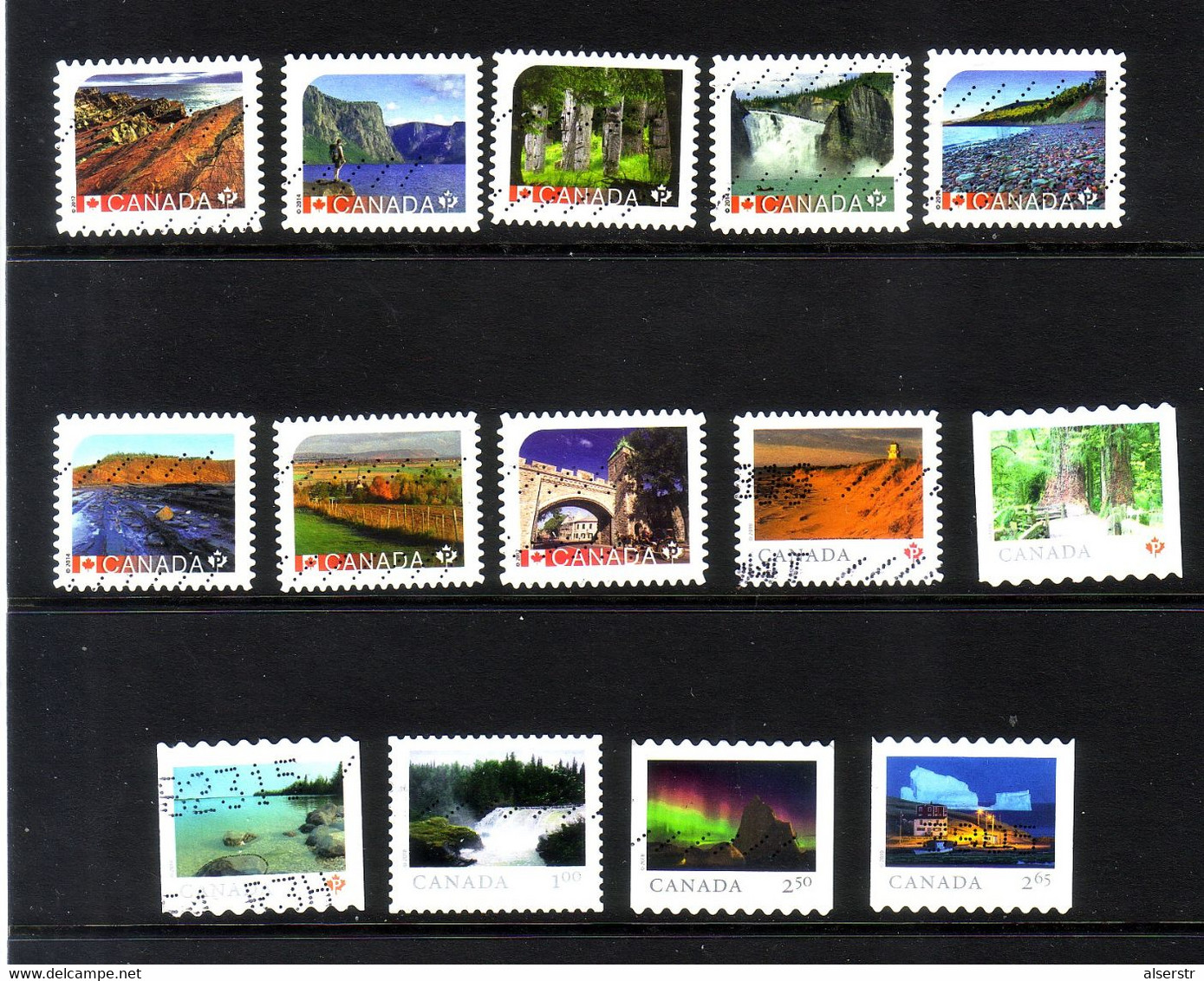 Canada Landscapes - Vrac (max 999 Timbres)