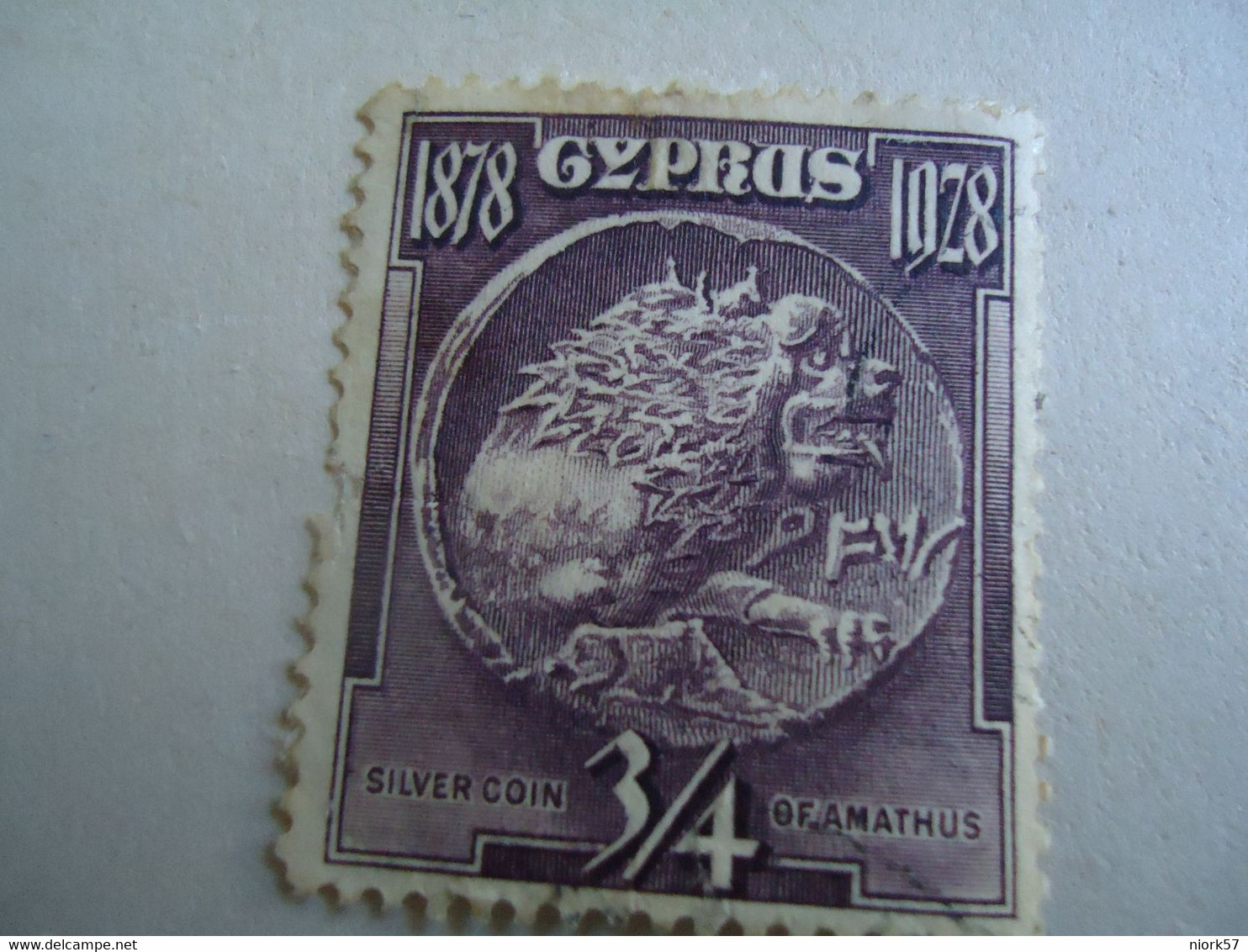 CYPRUS   USED STAMPS  SILVER COINS - Andere & Zonder Classificatie