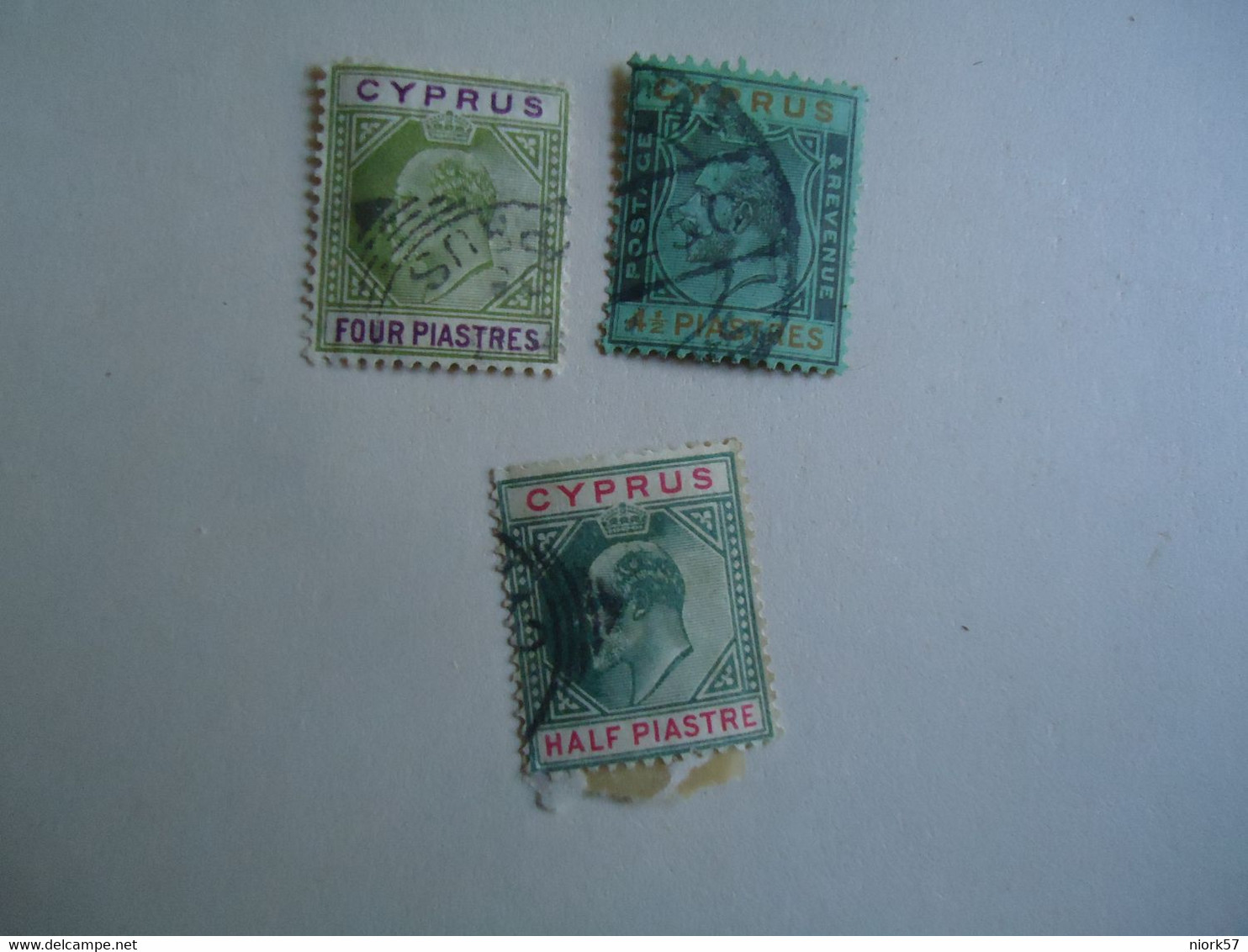 CYPRUS    USED  STAMPS  KINGS 3 - Other & Unclassified