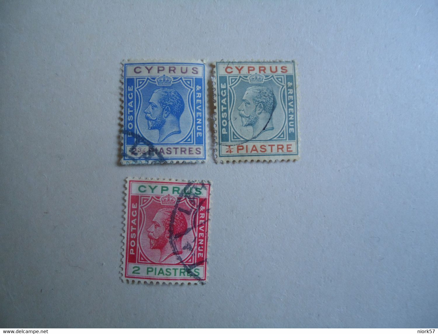 CYPRUS    USED  STAMPS  KINGS 3 - Other & Unclassified