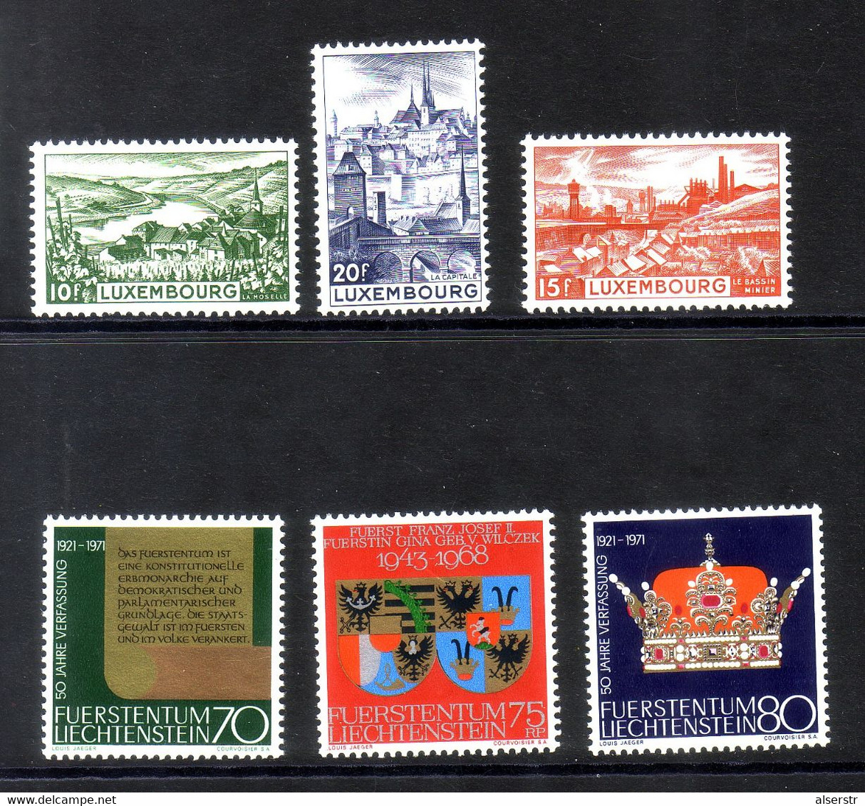 Luxembourg, Liechtenstein MNH - Vrac (max 999 Timbres)