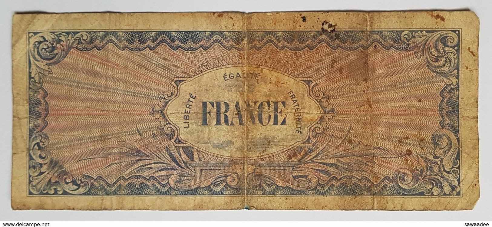 BILLET DE BANQUE - FRANCE - DRAPEAUX - 1944 - P.122 - 50 FRANCS - 1944 Vlag/Frankrijk