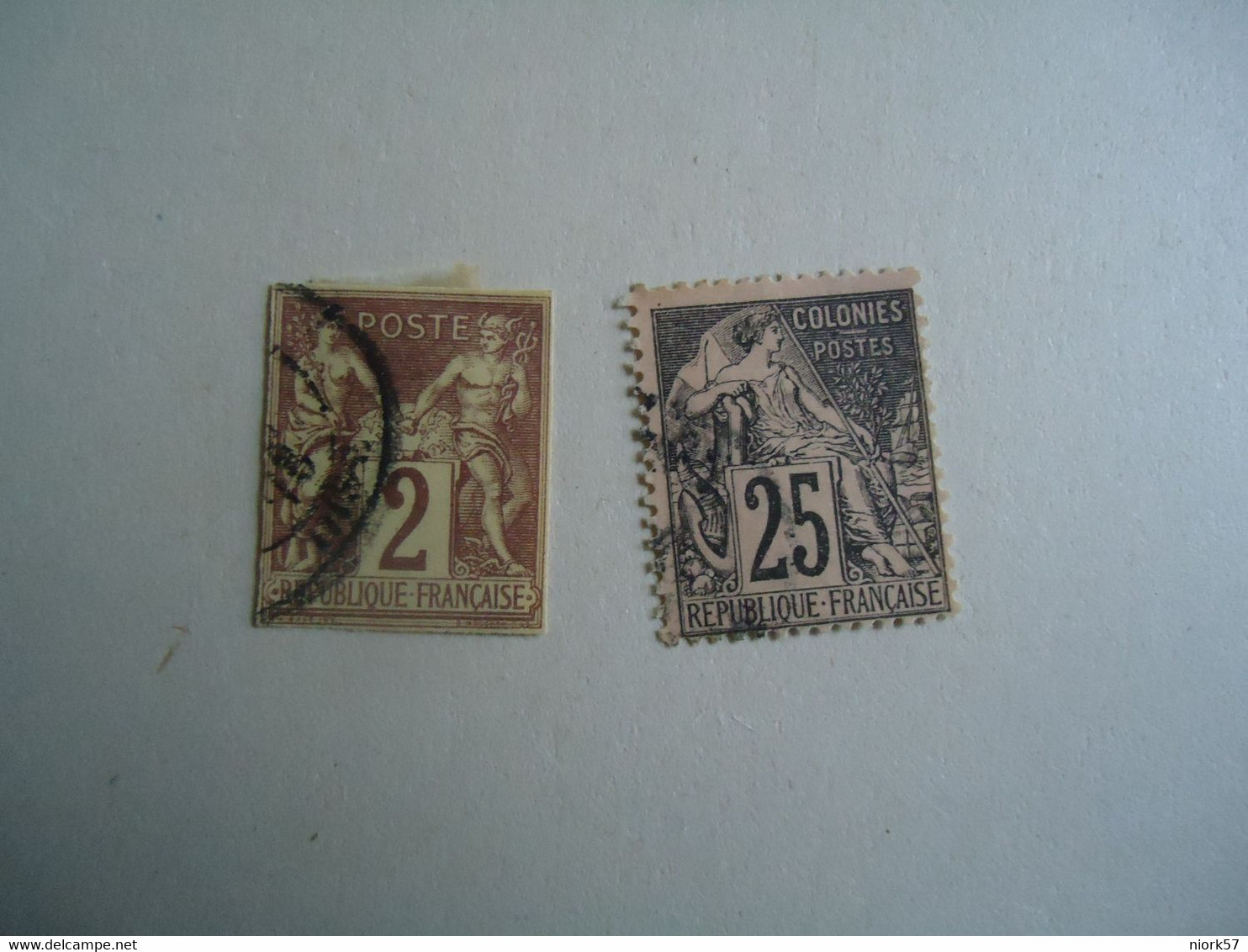 FRANCE    USED STAMPS  COLONIES - Non Classés
