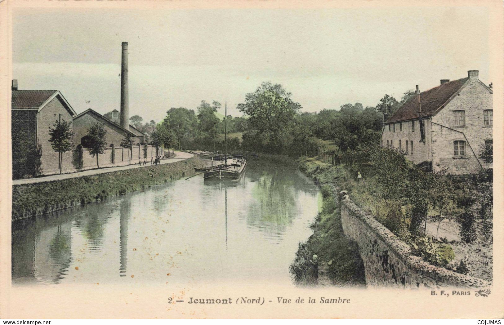 59 - JEUMONT - S10972 - Vue De La Sambre - Péniche - L1 - Jeumont