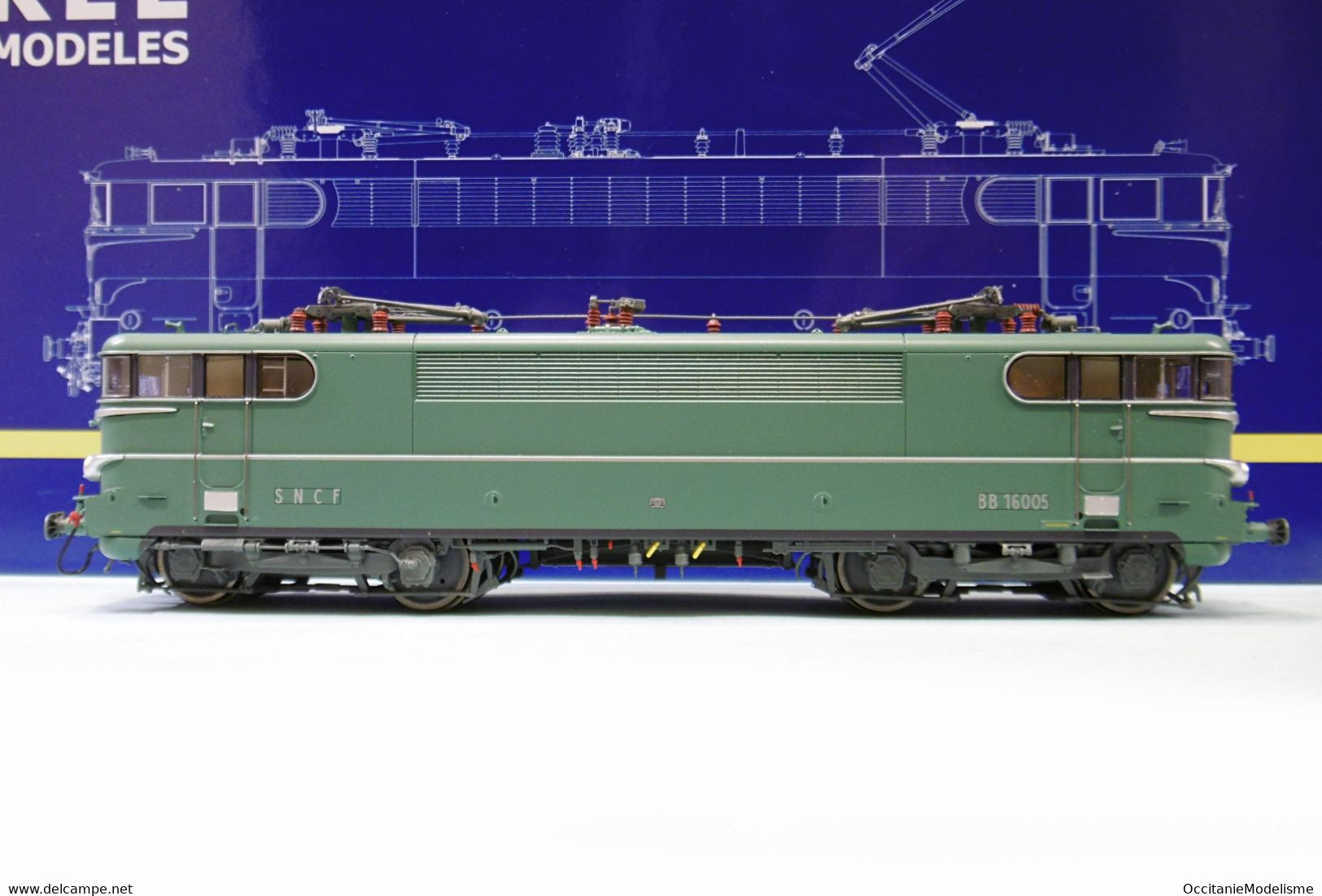 REE - Locomotive Electrique BB 16005 Origine SNCF ép. III Réf. MB-140 Neuf NBO HO 1/87 - Locomotives