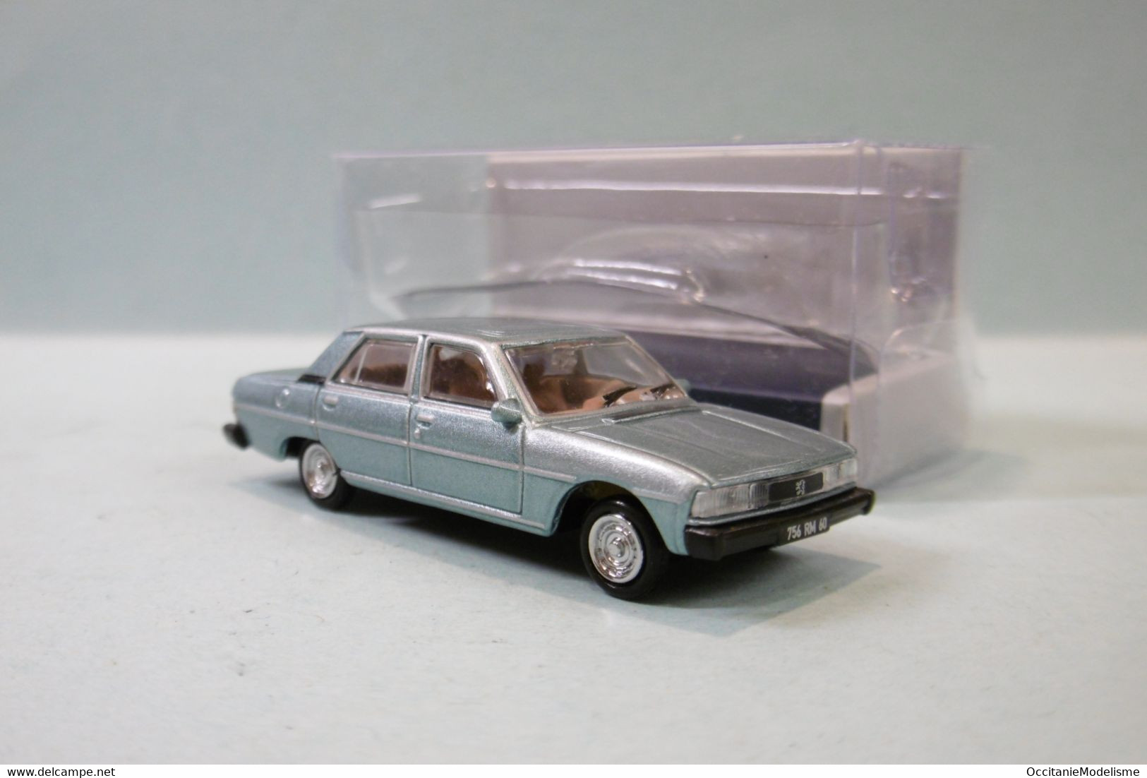 Norev - PEUGEOT 604 SL 1977 Bleu Métallisé Réf. 476412 Neuf NBO HO 1/87 - Veicoli Da Strada