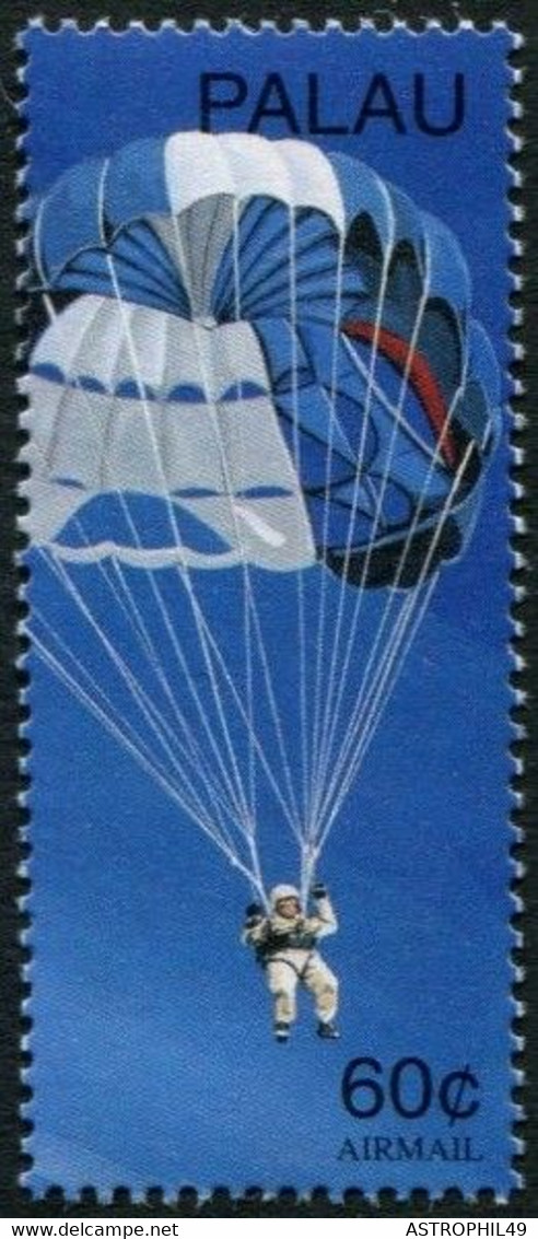 62197009 Palau 1997; Parachute, Parachutisme; Yt1038 S1038-45 - Paracaidismo