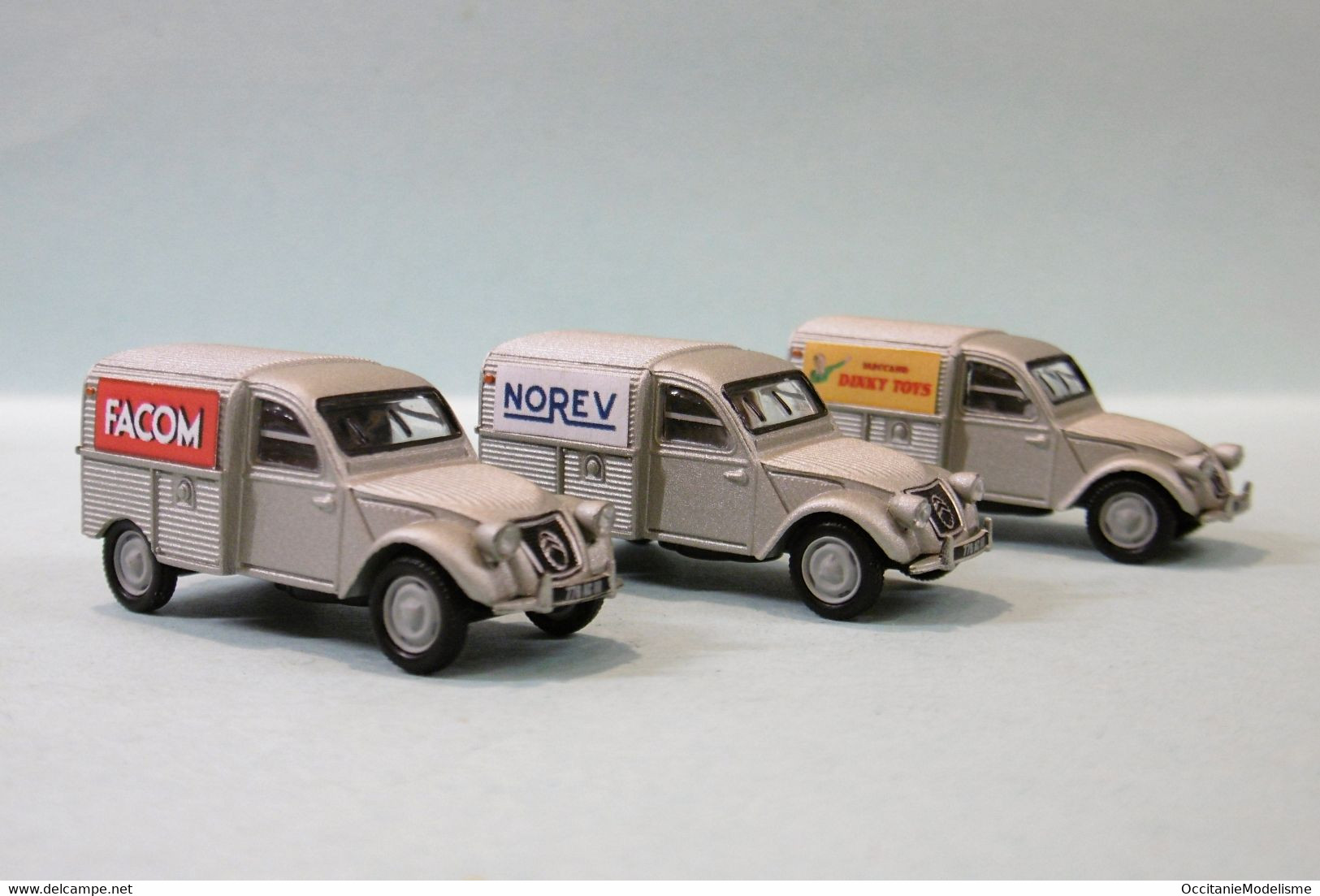 Norev - CITROEN 2CV AU 1951 Gris Métallisé Réf. 151477 Neuf NBO HO 1/87 - Véhicules Routiers