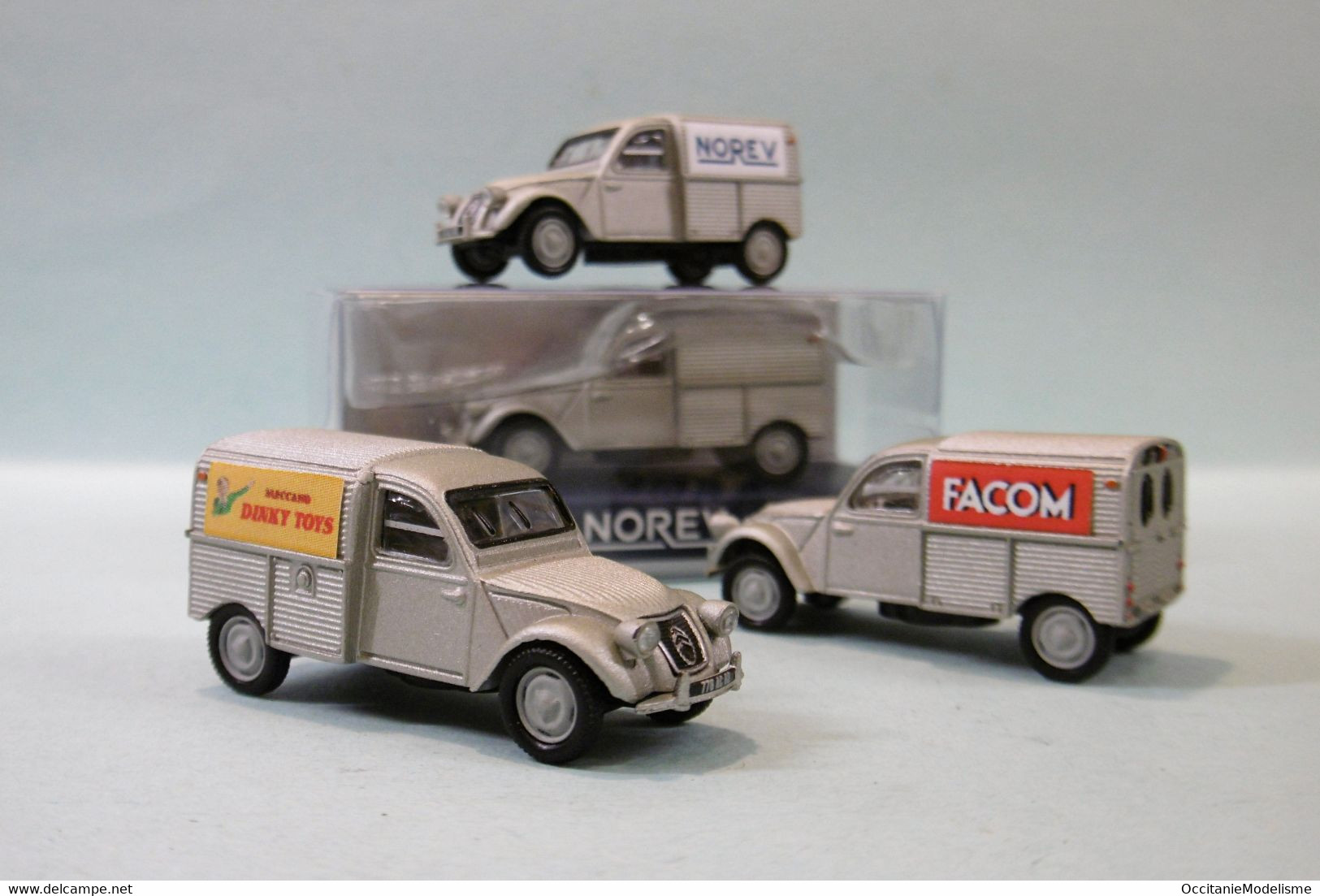 Norev - CITROEN 2CV AU 1951 gris métallisé réf. 151477 Neuf NBO HO 1/87